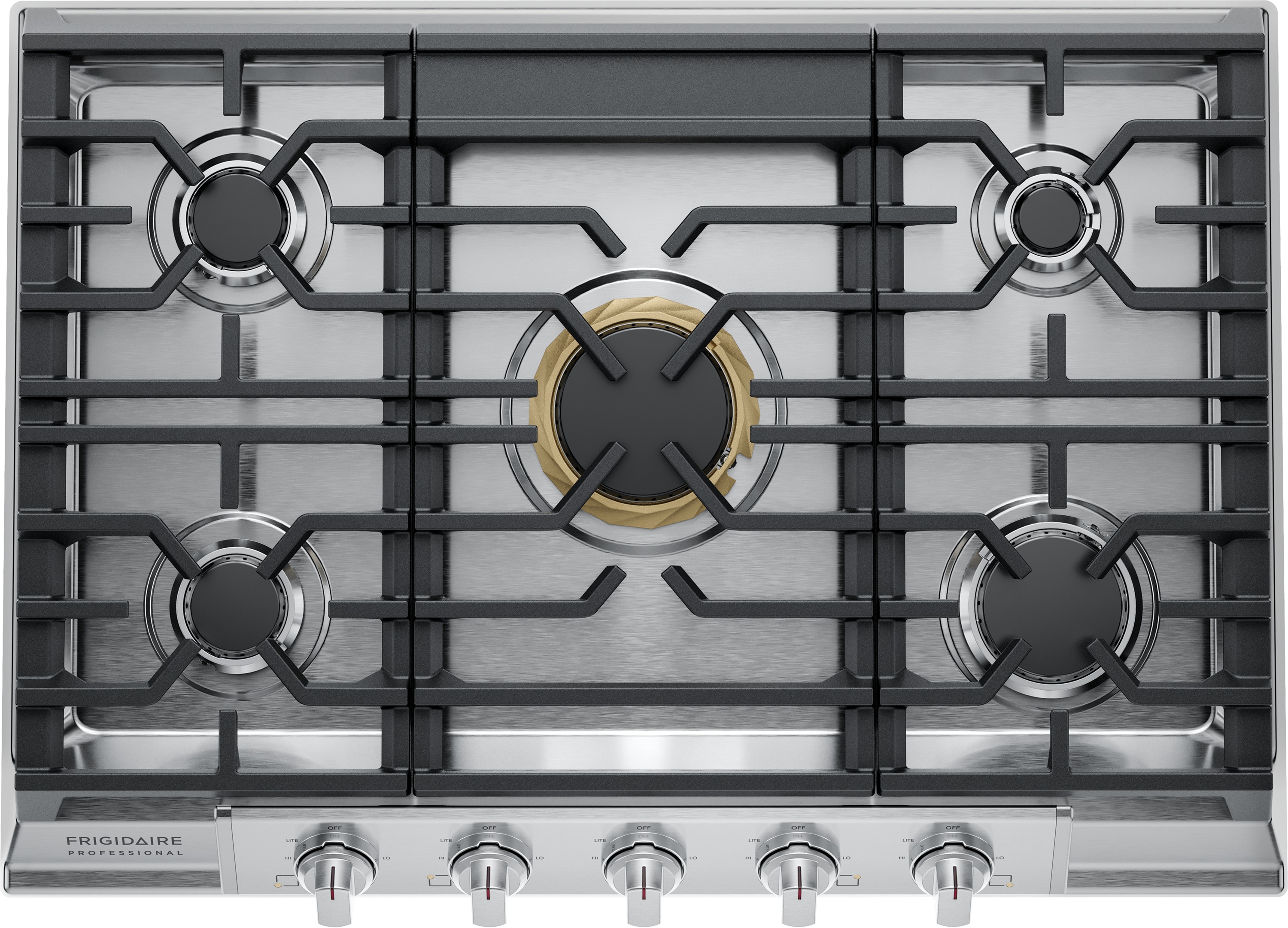 Frigidaire PCCG3080AS Professional 30-in 5 burners Stainless steel Gas Cooktop