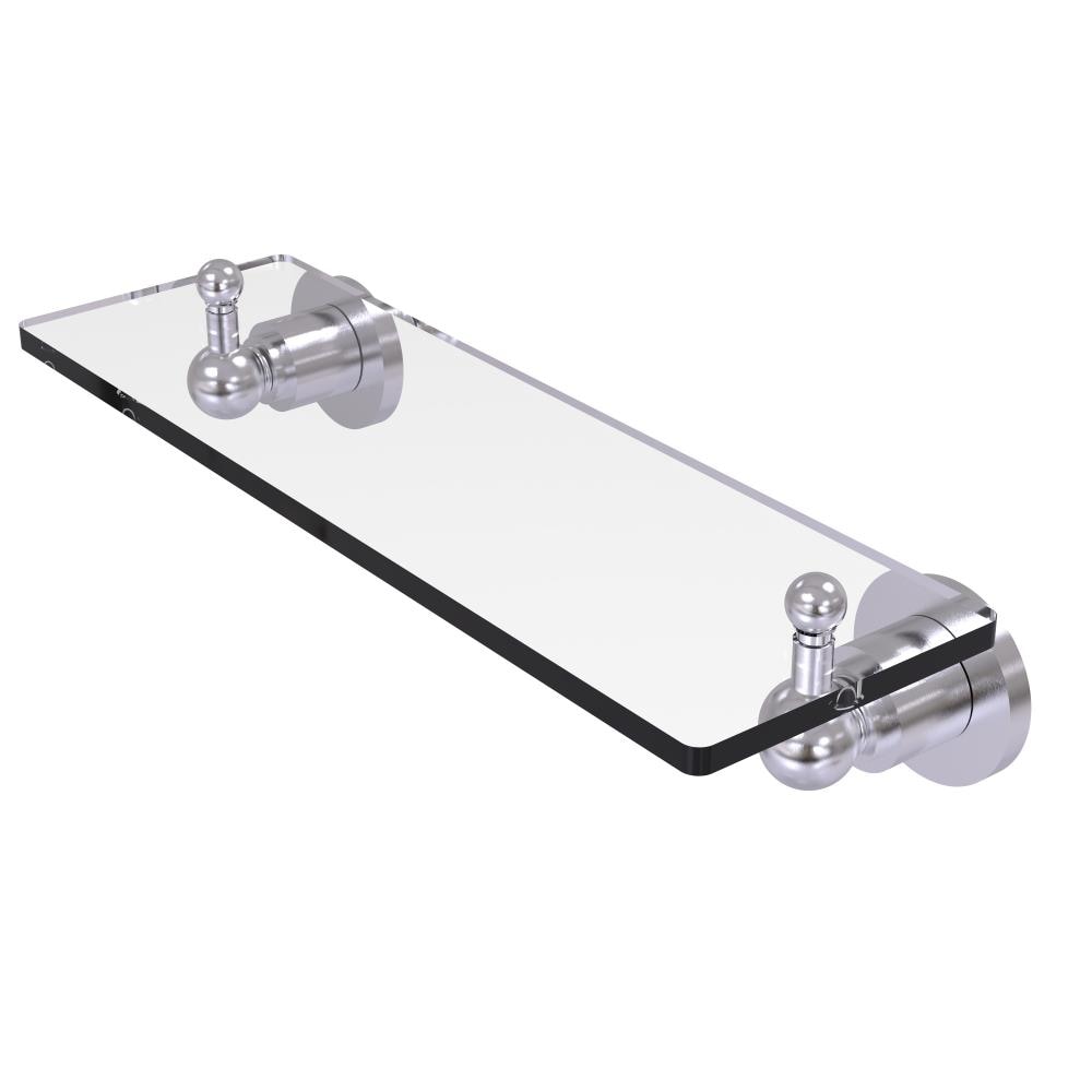 Allied Brass AP-1/16-SCH Astor Place Satin Chrome Wall mount Bathroom Shelf ( 16-in x 3-in x 5-in )