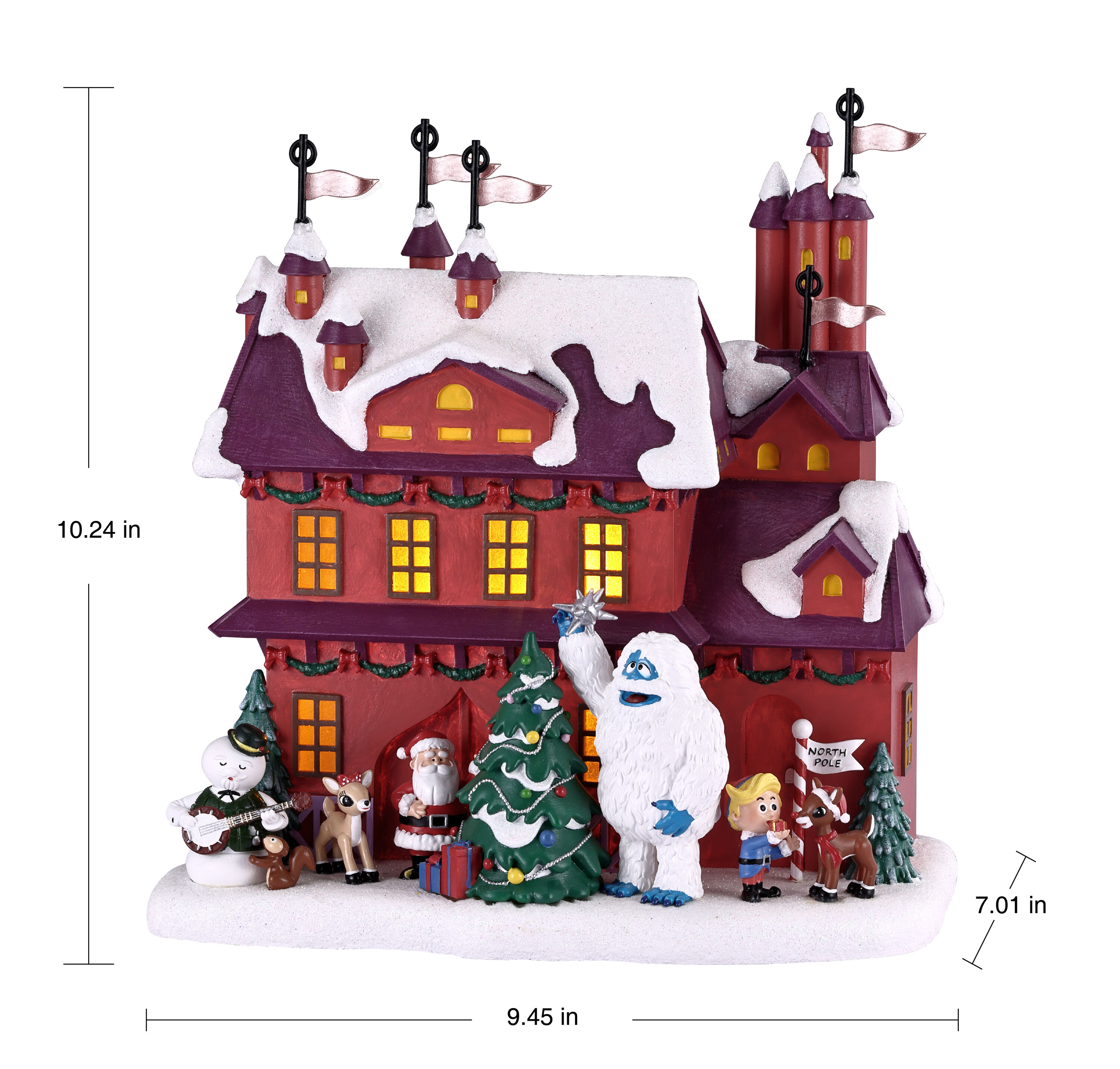 Rudolph NM-X25384AA Table-Christmas-Decorations - View #3