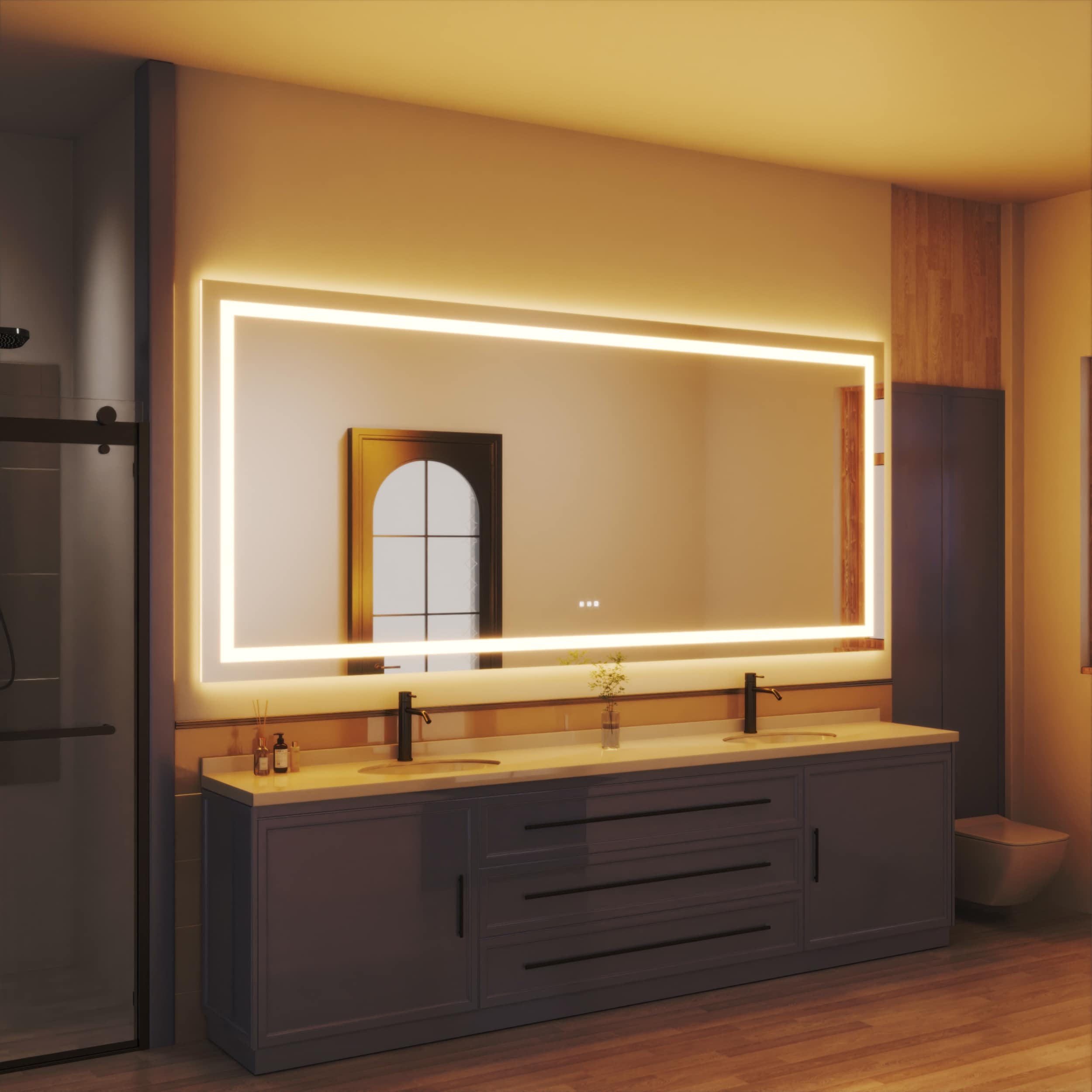 waterpar WPLO-2289 Framed-Bath-Mirrors - View #3