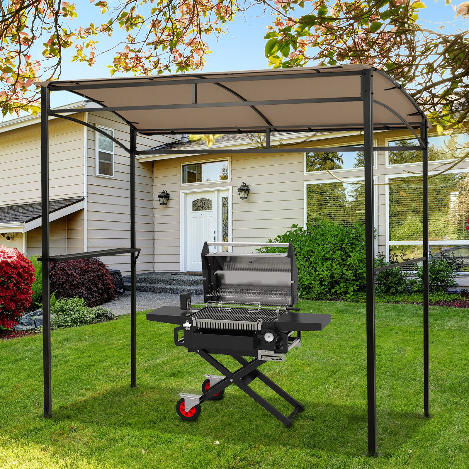 WELLFOR DOG70381CF Wood-Resin-Gazebos - View #11