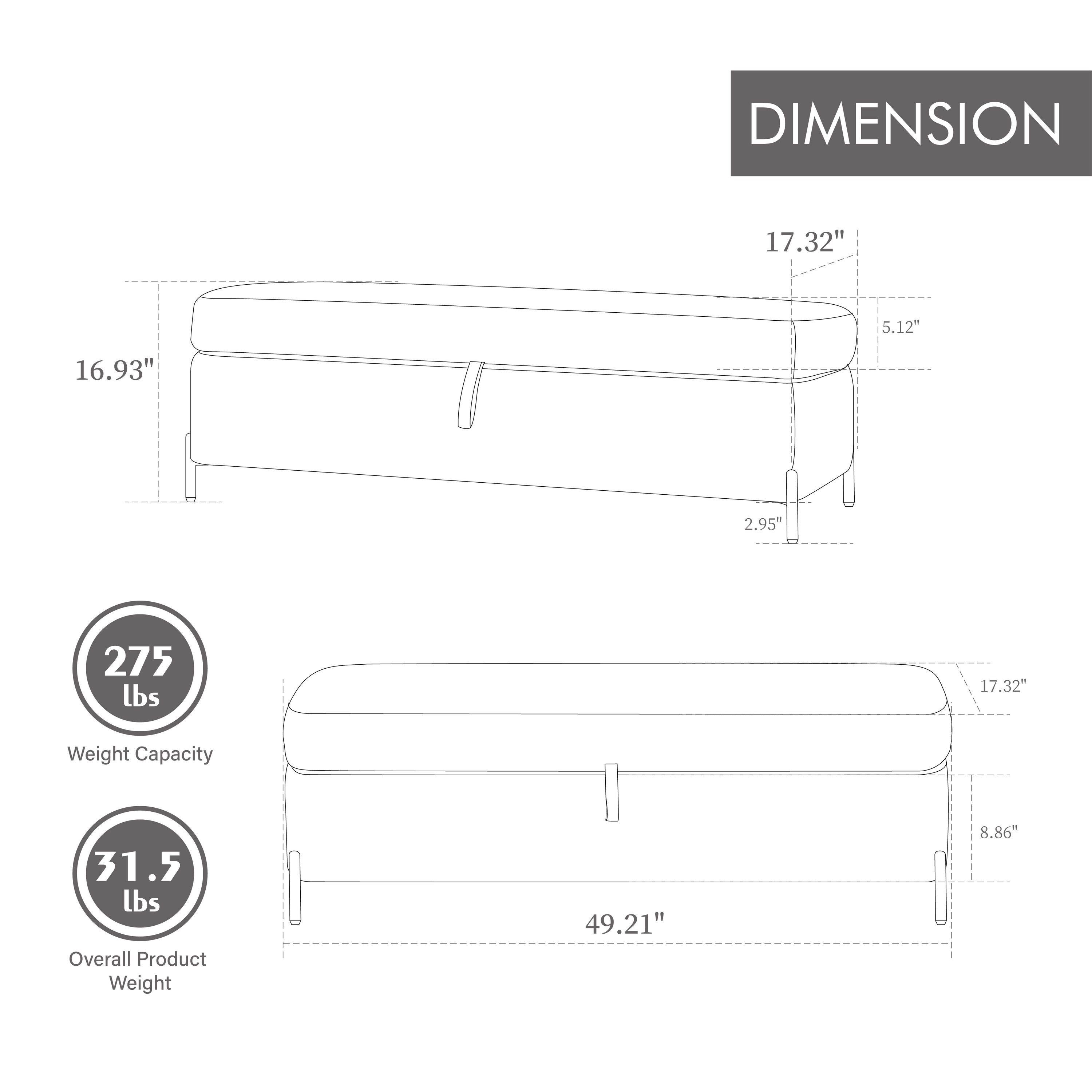 Hrinhom HC-S4114-BLACK bench - View #12