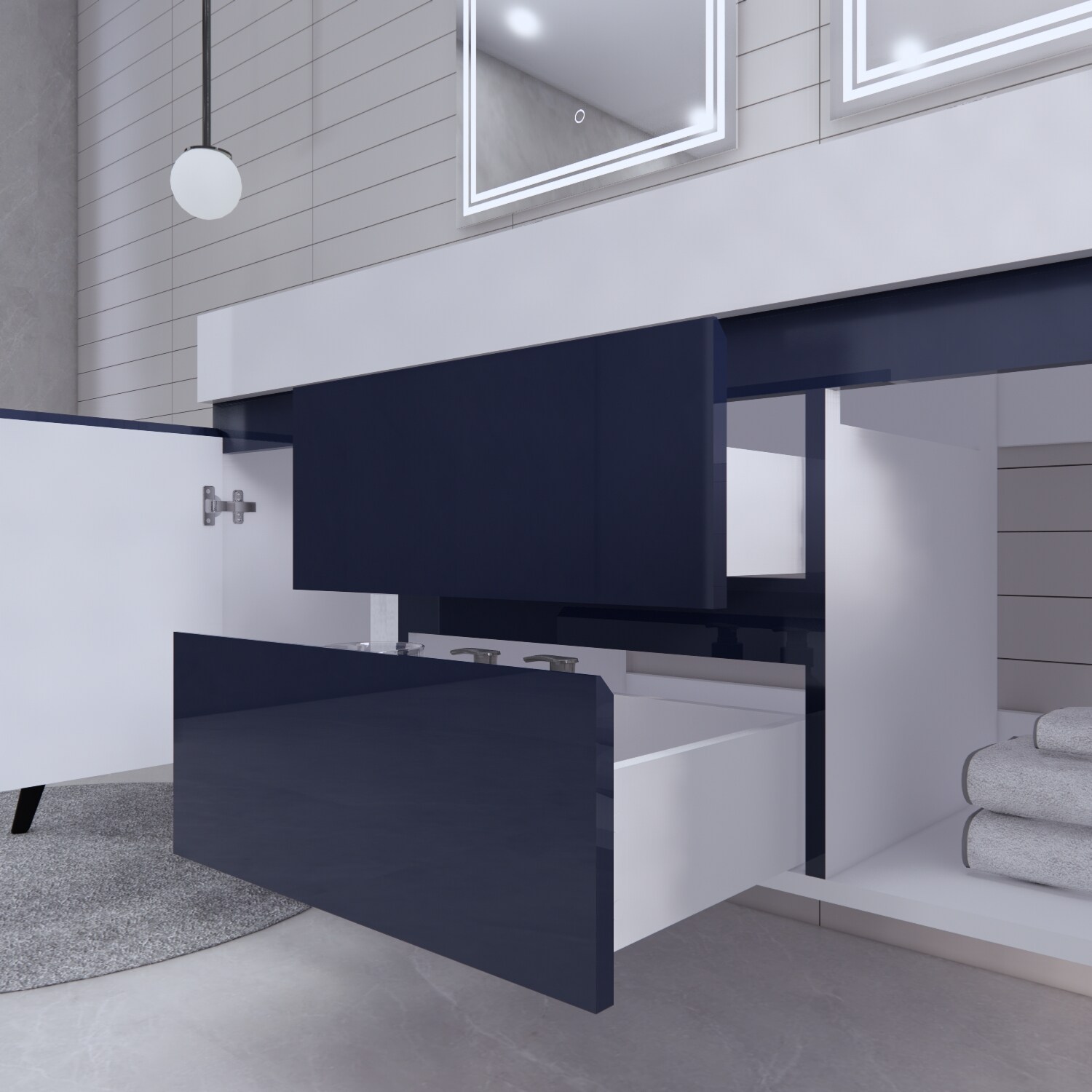 BV Better Vanity BTB-60D-NB Bath-Vanity-Combo - View #7