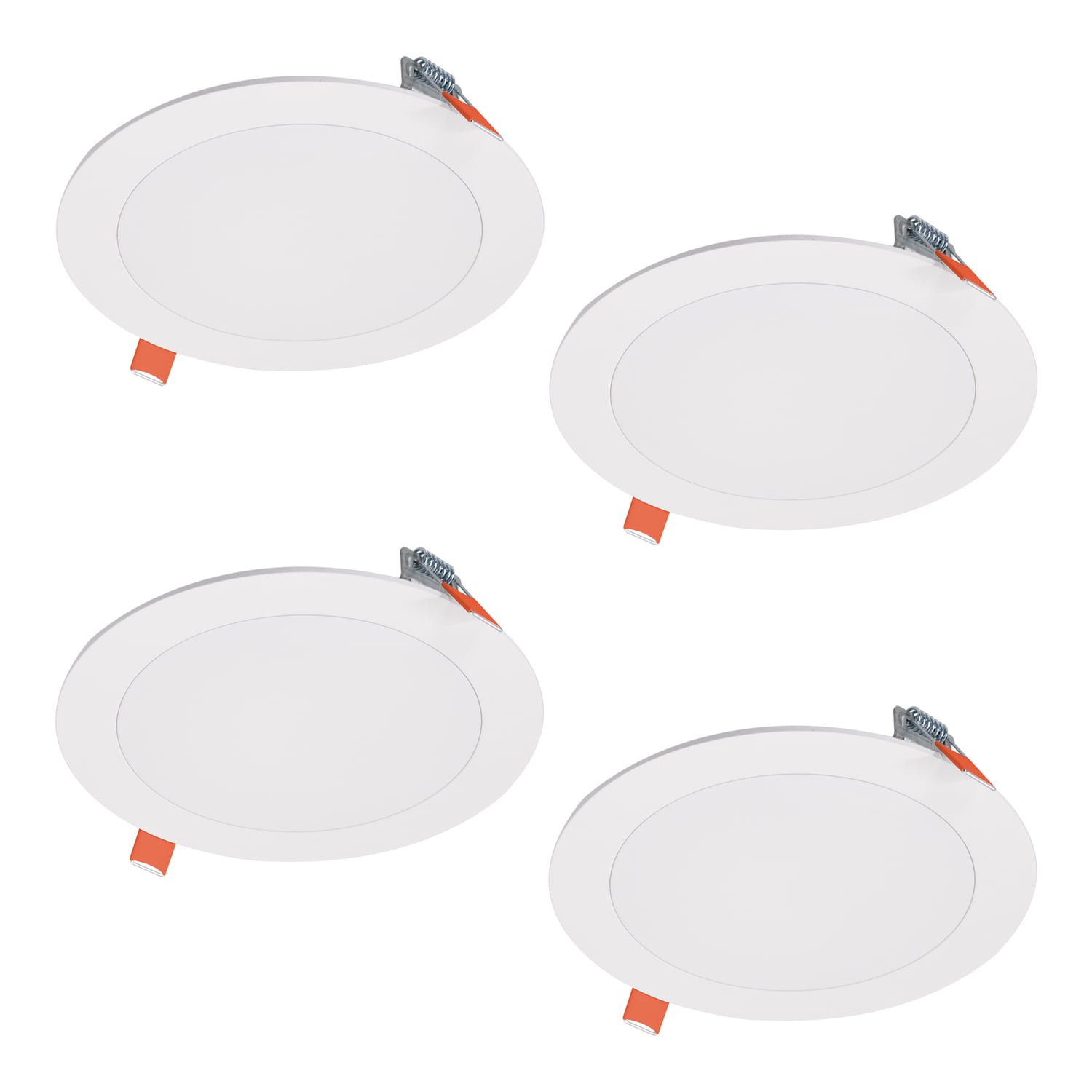 Halo EJD3008722 HLB Lite Matte White 6 in. W LED Canless Recessed Downlight 12.6 W 4pk