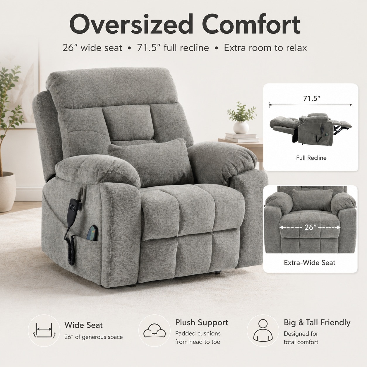 GZMR GZ-W1803RC55 recliners - View #7