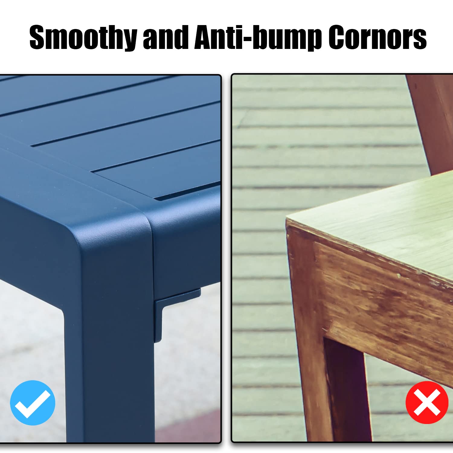 Aoodor A169-PBUBU Patio-Tables - View #3
