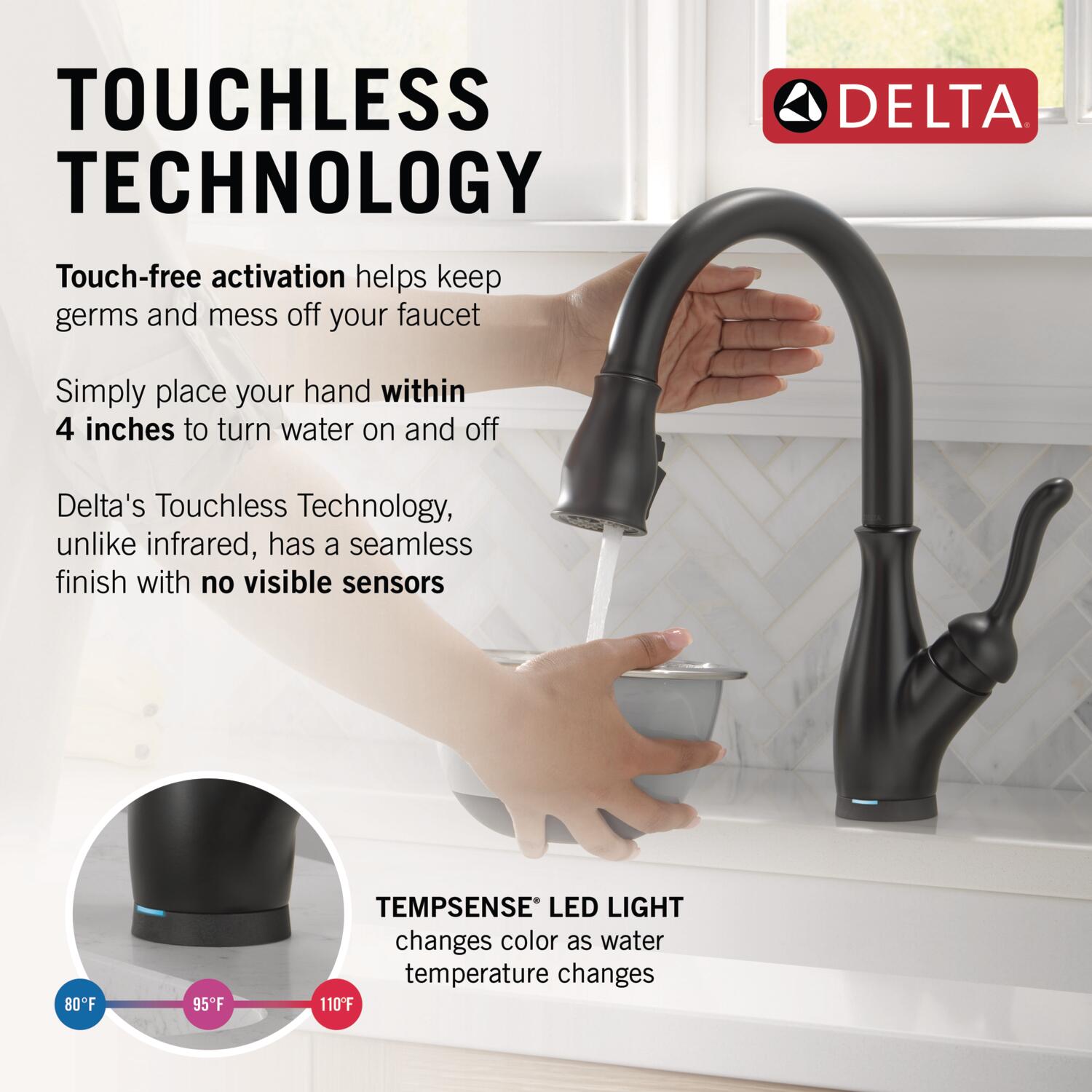 Delta 9178TL-BL-DST Kitchen-Faucets - View #3