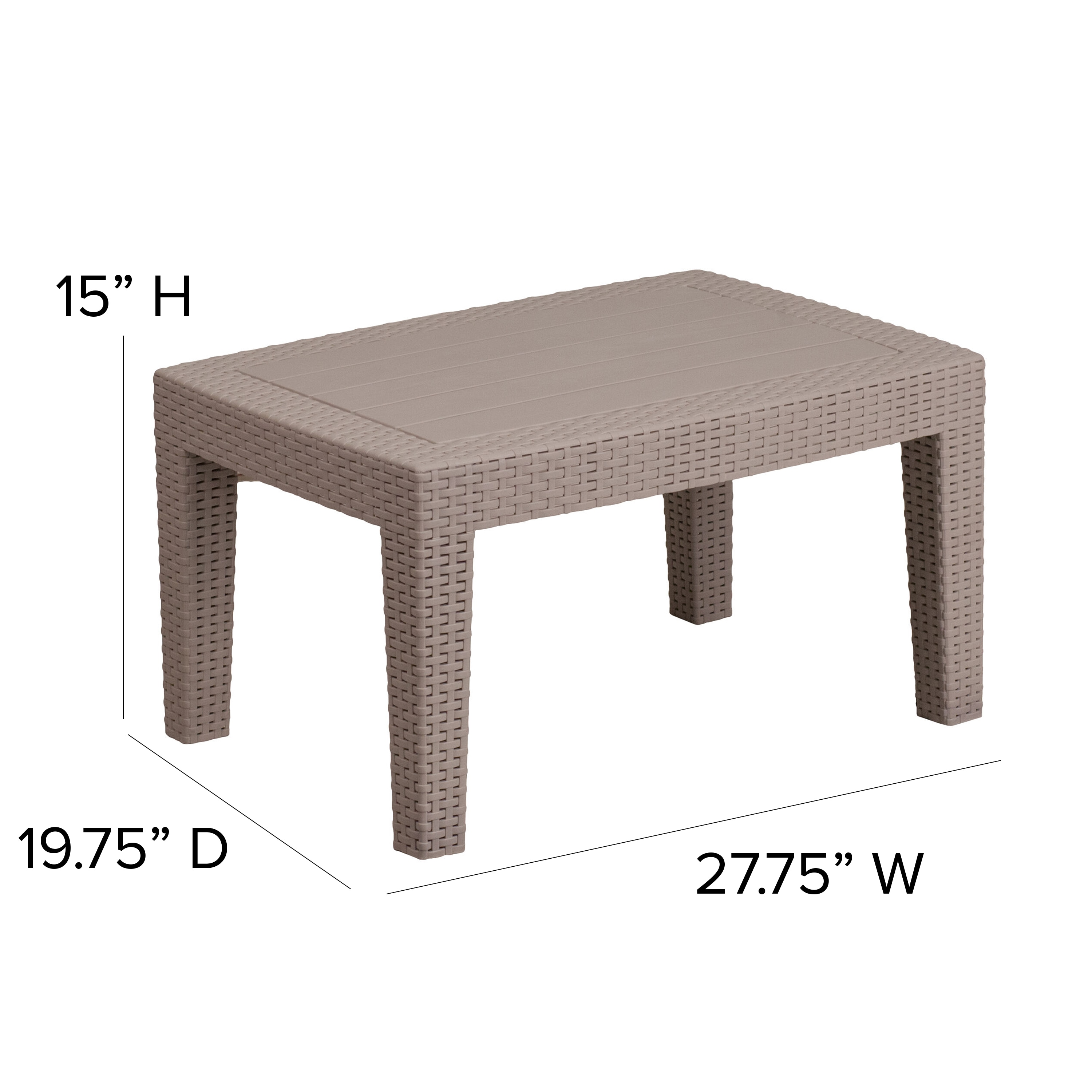 Flash Furniture 889142156789 Patio-Tables - View #4