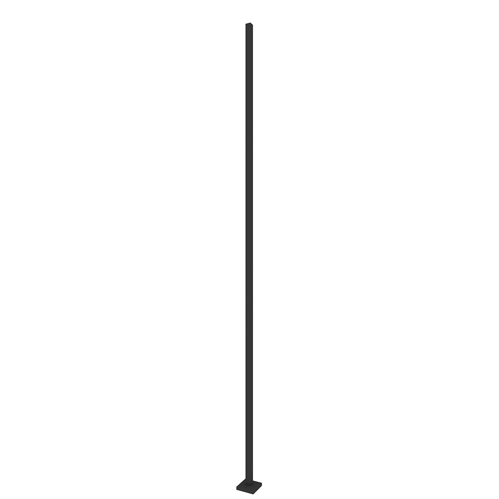 COLONIAL ELEGANCE SSS10040-BL-ECOM 40.5-in x 0.5-in Black Coated Steel Stair Baluster (15-Pack)