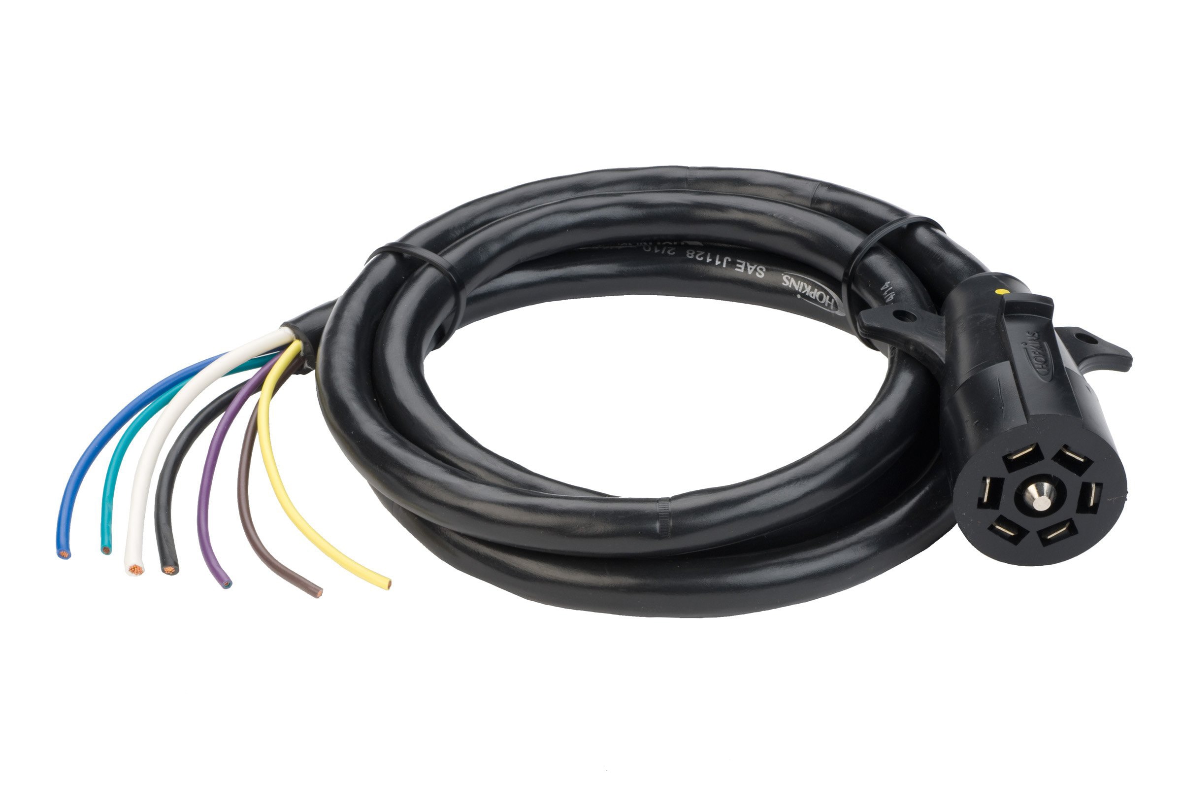 Hopkins Towing Solutions 7-RV Blade Molded Trailer Cable, 6 ft. at