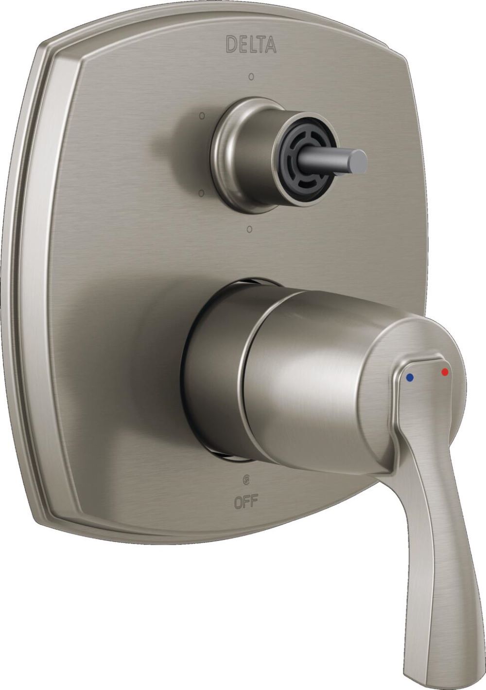 Delta T24976-SS-PR-LHP Lumicoat Chrome 4.56-Inches Universal Bathtub/Shower Pressure balance trim 0.5-Inches -ID