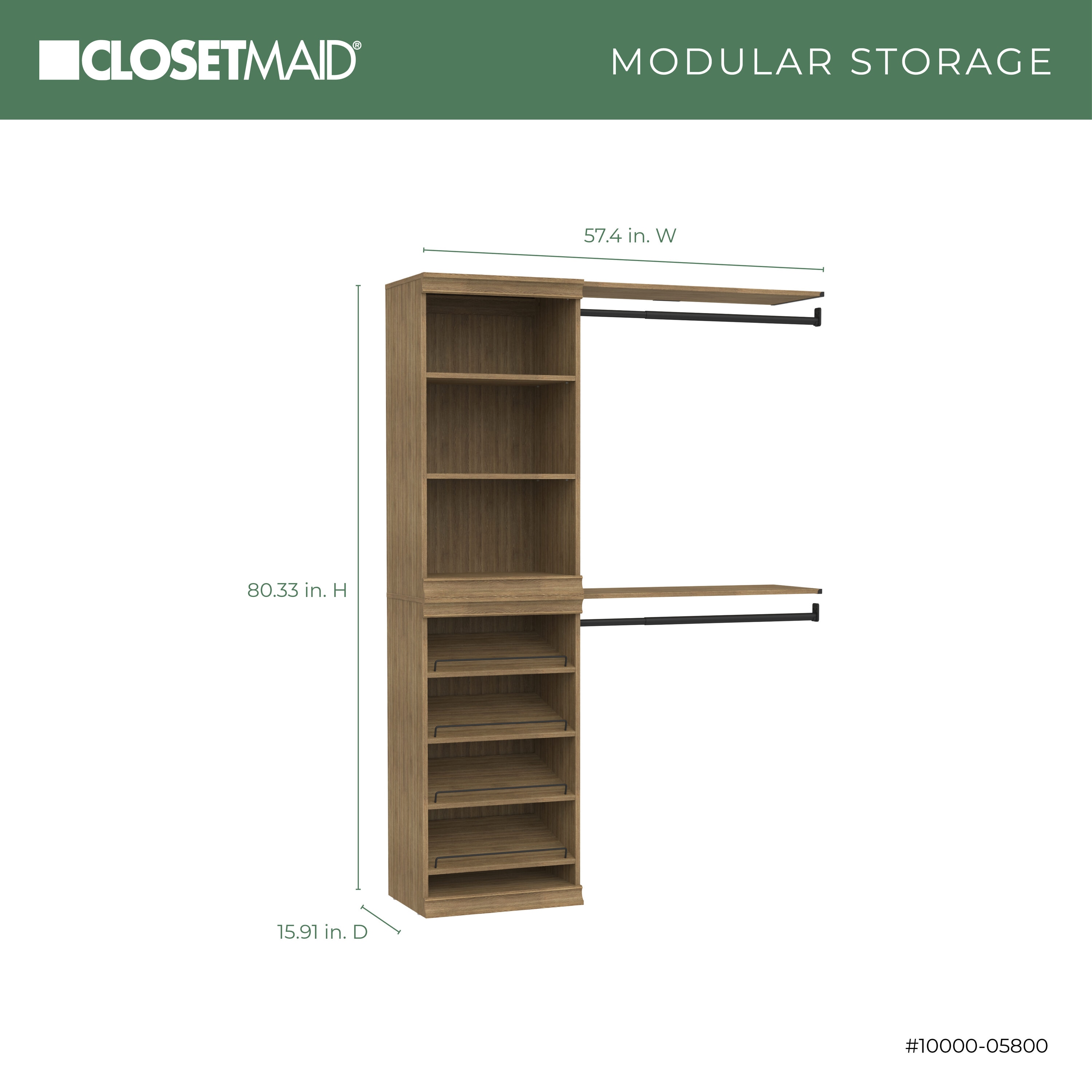 ClosetMaid 10000-05800 Wood-Closet-Kits - View #4
