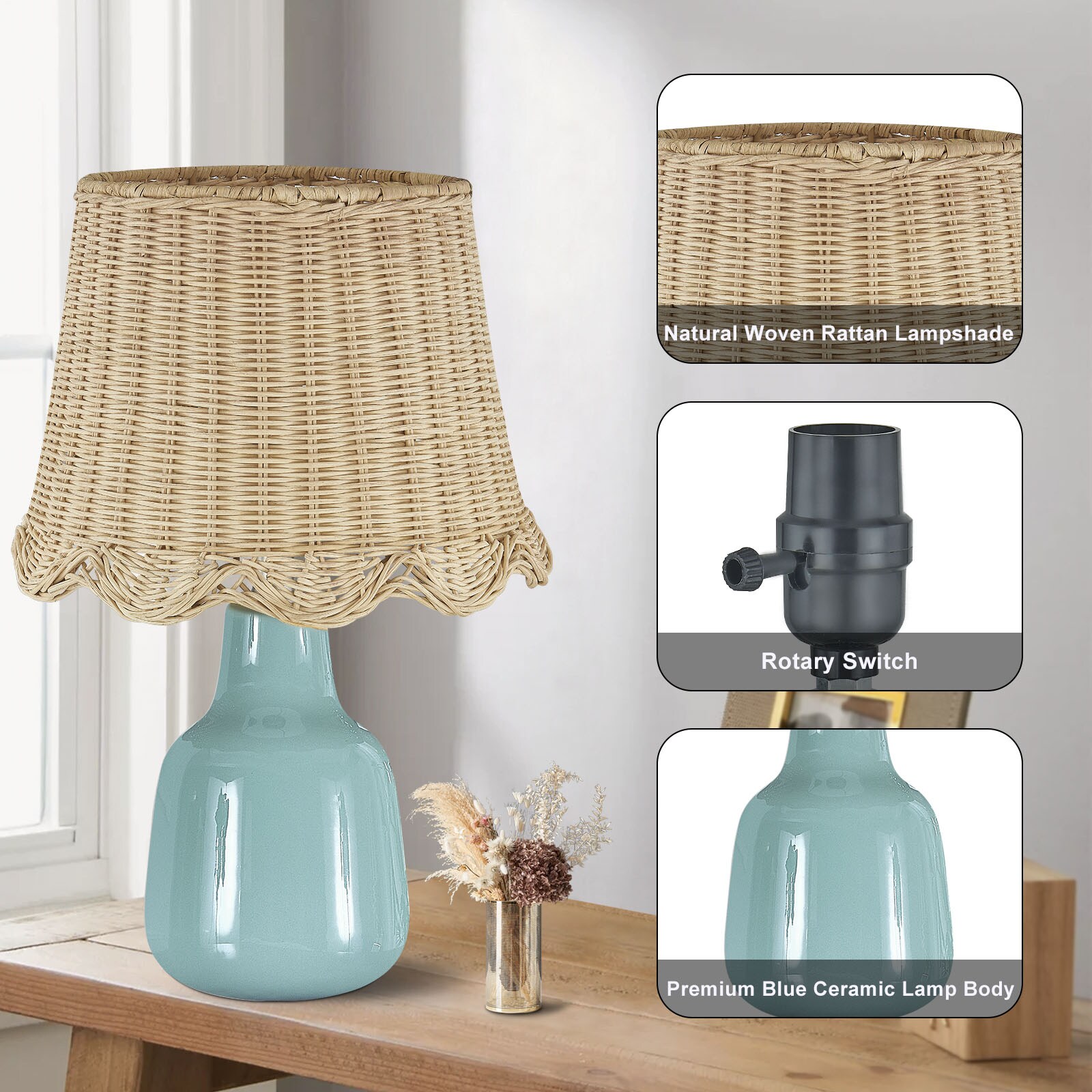 Maxax T267-BU Table-Lamps - View #7
