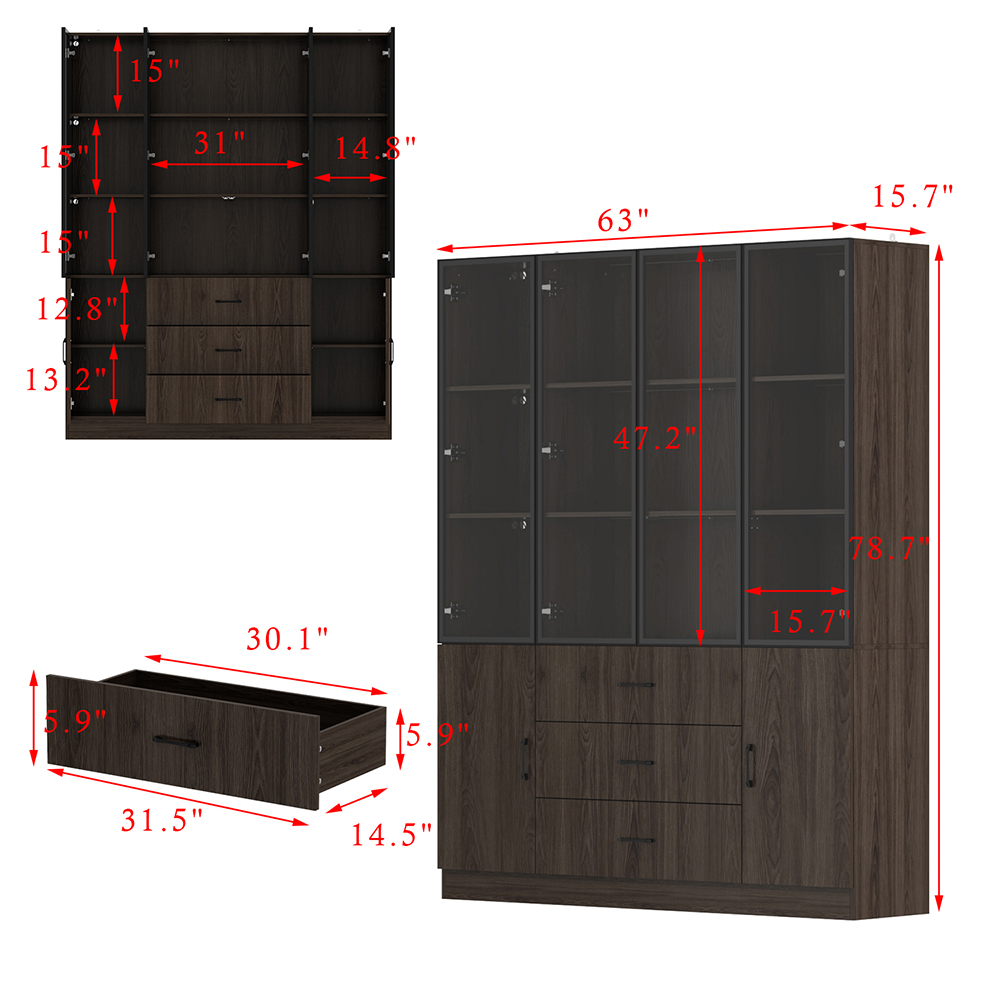 Homsee V-KF020463-012 Pull-Out-Cabinet-Baskets - View #20
