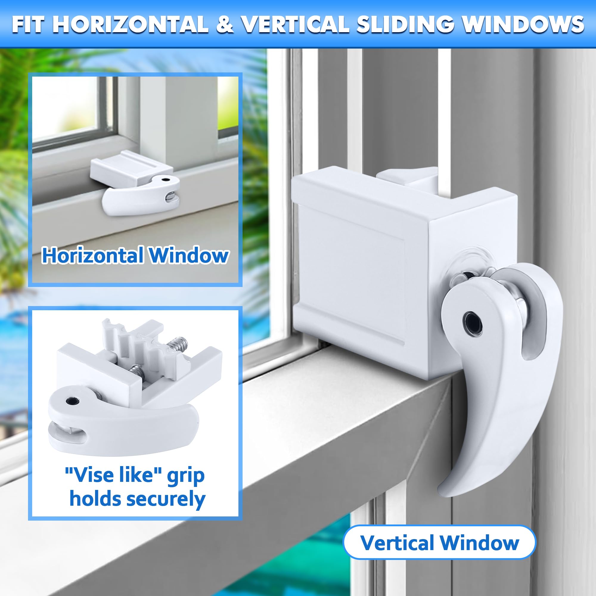 LAIFUCAM LLA0810J284 Horizontal-Sliding-Window-Sash-Locks - View #4