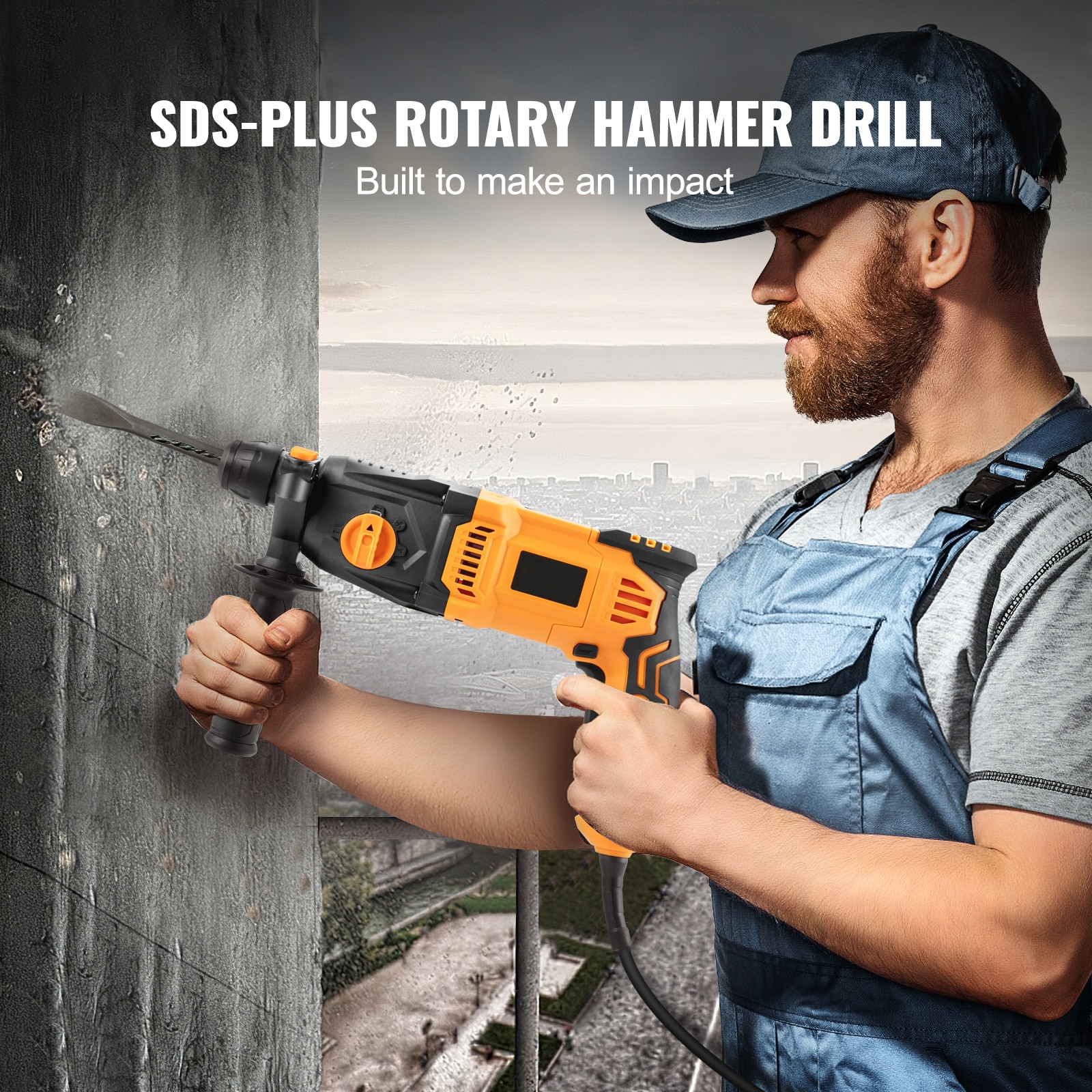 VEVOR SCYSDCQXMSMC03682V1 Cordless-Rotary-Hammers - View #2