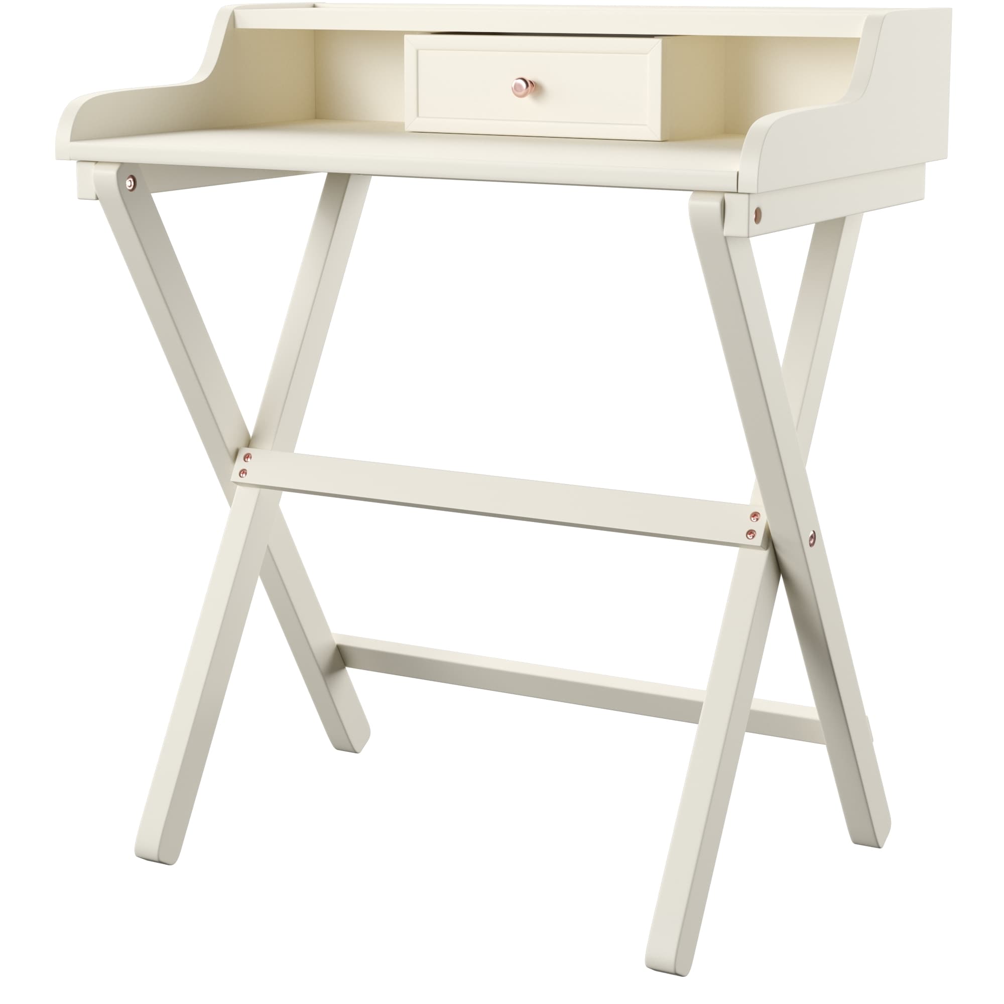 coy folding desk white