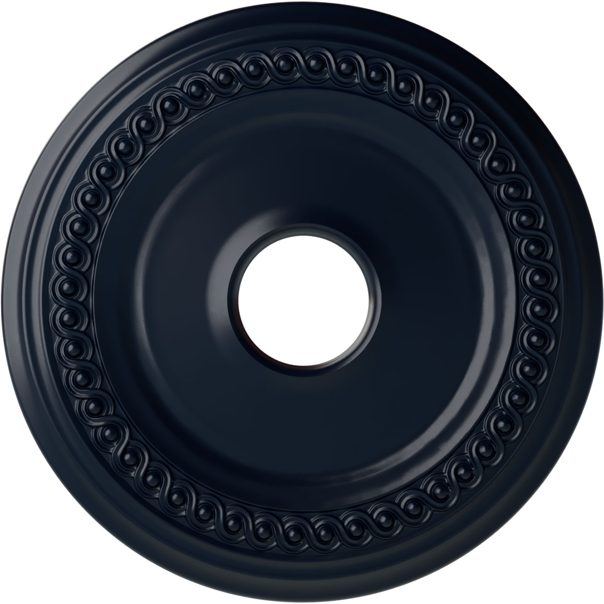 Ekena Millwork CM19CLMDF Classic 18.625-in W x 18.625-in L Painted Midnight Dream Polyurethane Whole Ceiling Medallion