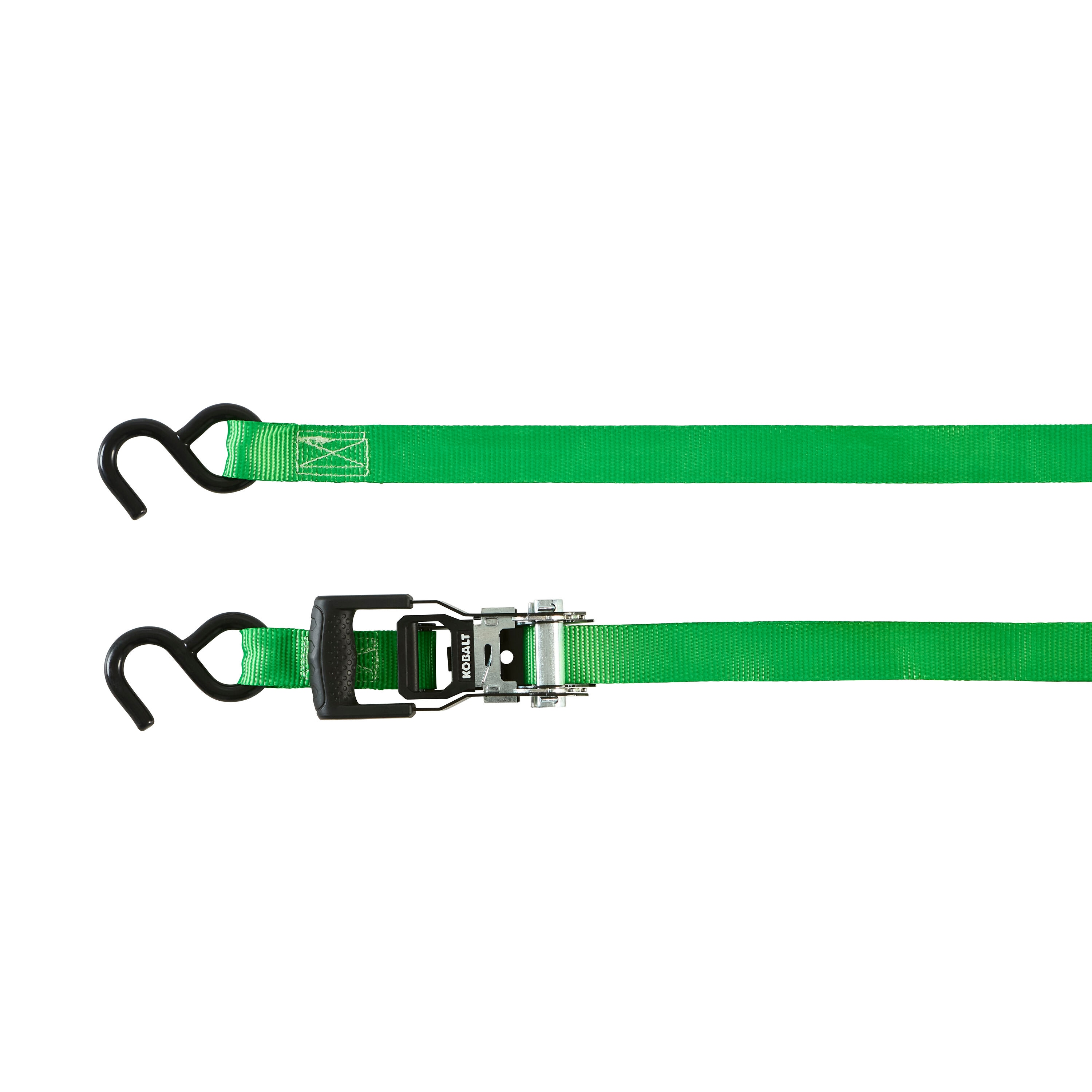 Kobalt 9659 1-in x 12-ft Ratcheting Strap Tie Down with S-hook 1500-lb Break Strength (4-Pack)