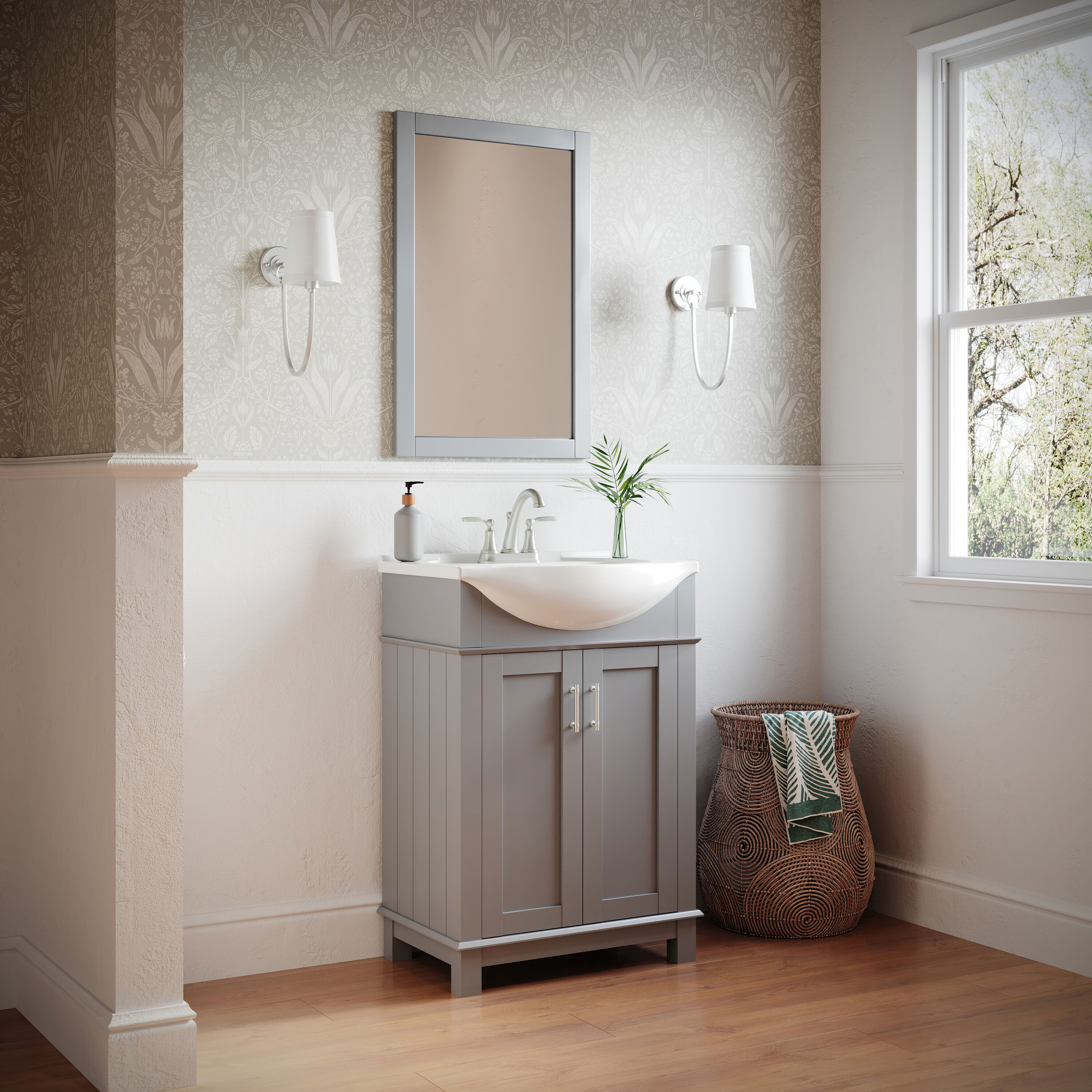 Fresca FVN2302GR-CMB Bath-Vanity-Combo - View #3