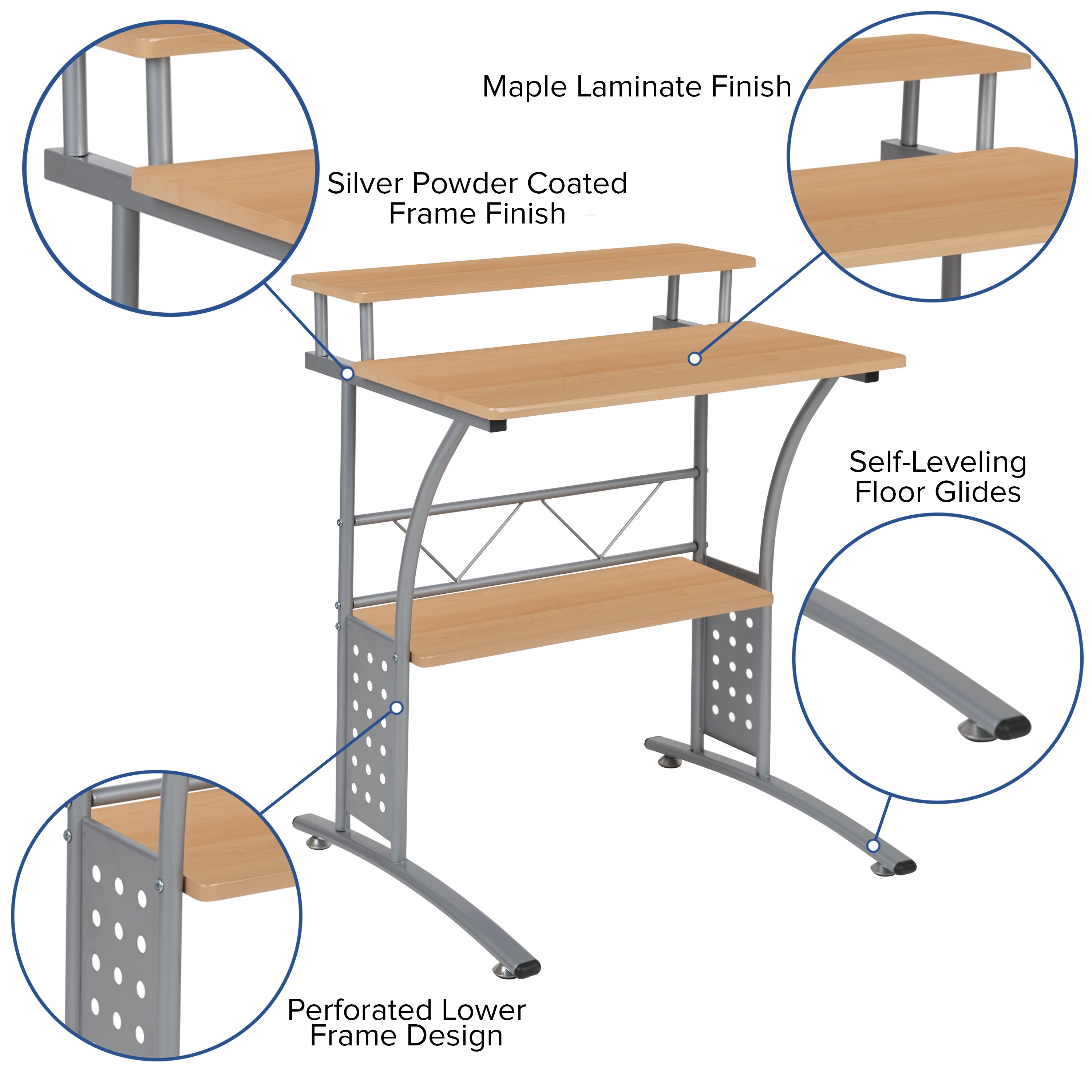 Flash Furniture 889142668268 desks - View #5
