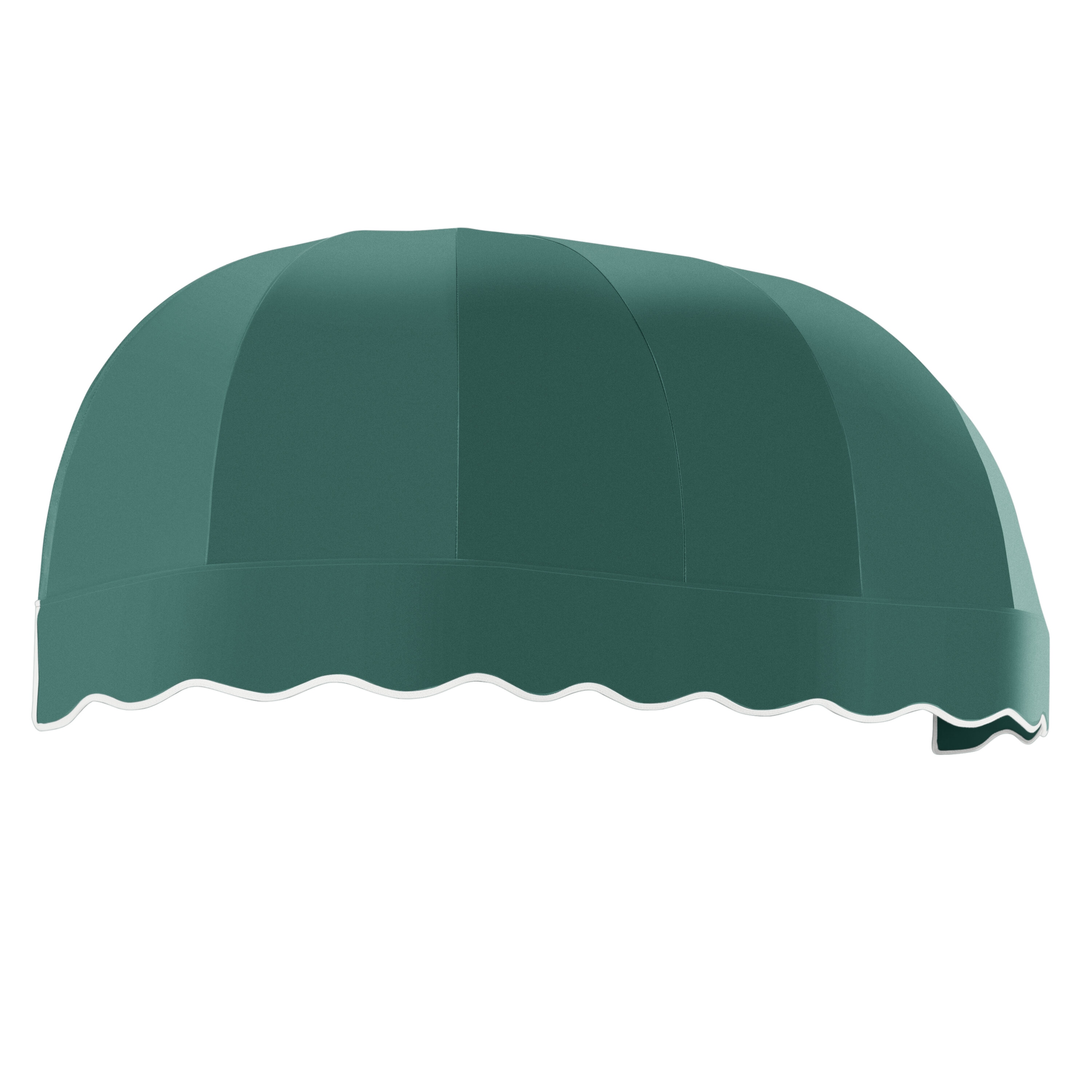 Awntech RC22-L-6F Chicago 76.5-in Wide x 26.25-in Projection x 32.25-in Height Fabric Forest Solid Fixed Window/Door Awning