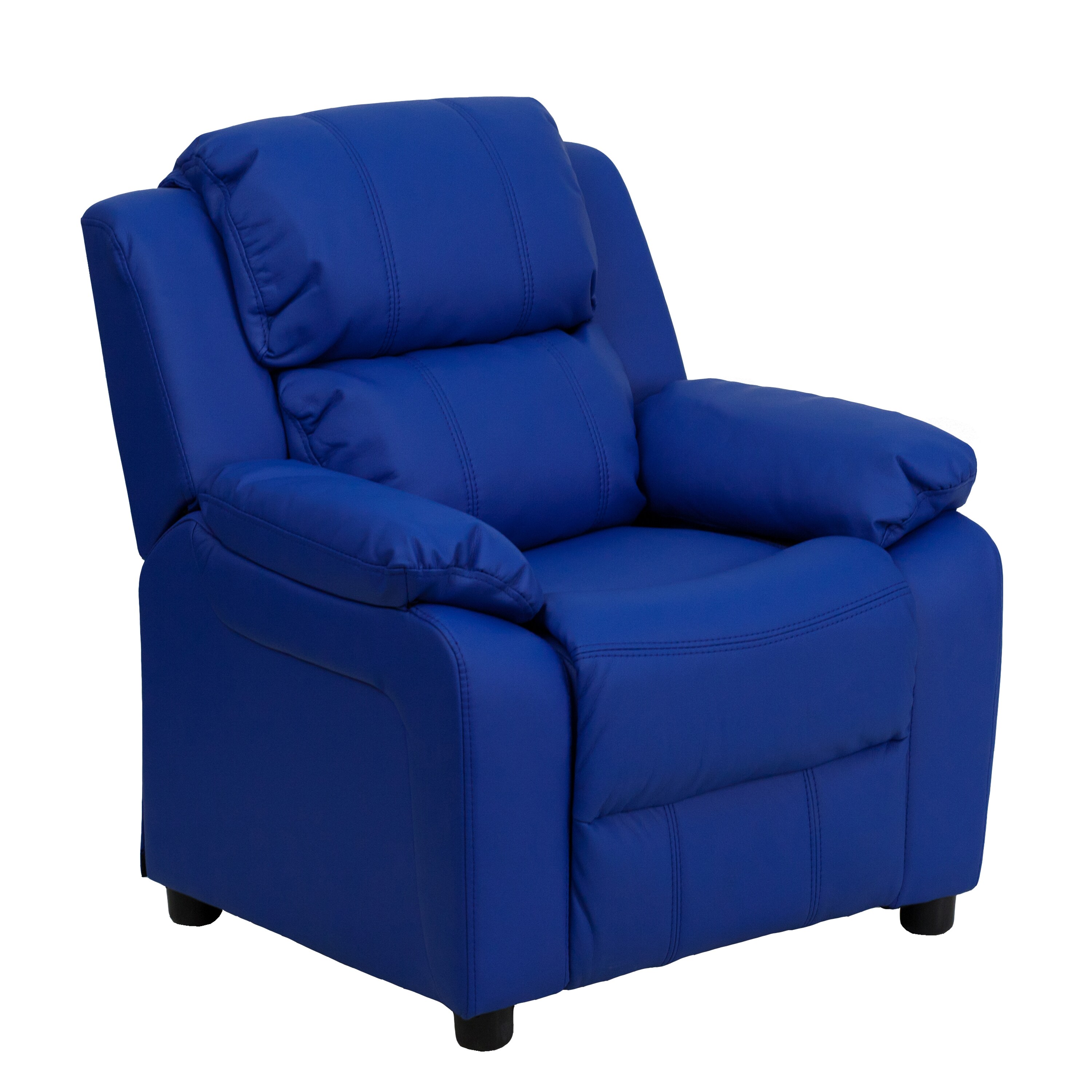 Flash Furniture 847254018289 28-Inches Blue Vinyl Upholstered Kids Accent Chair