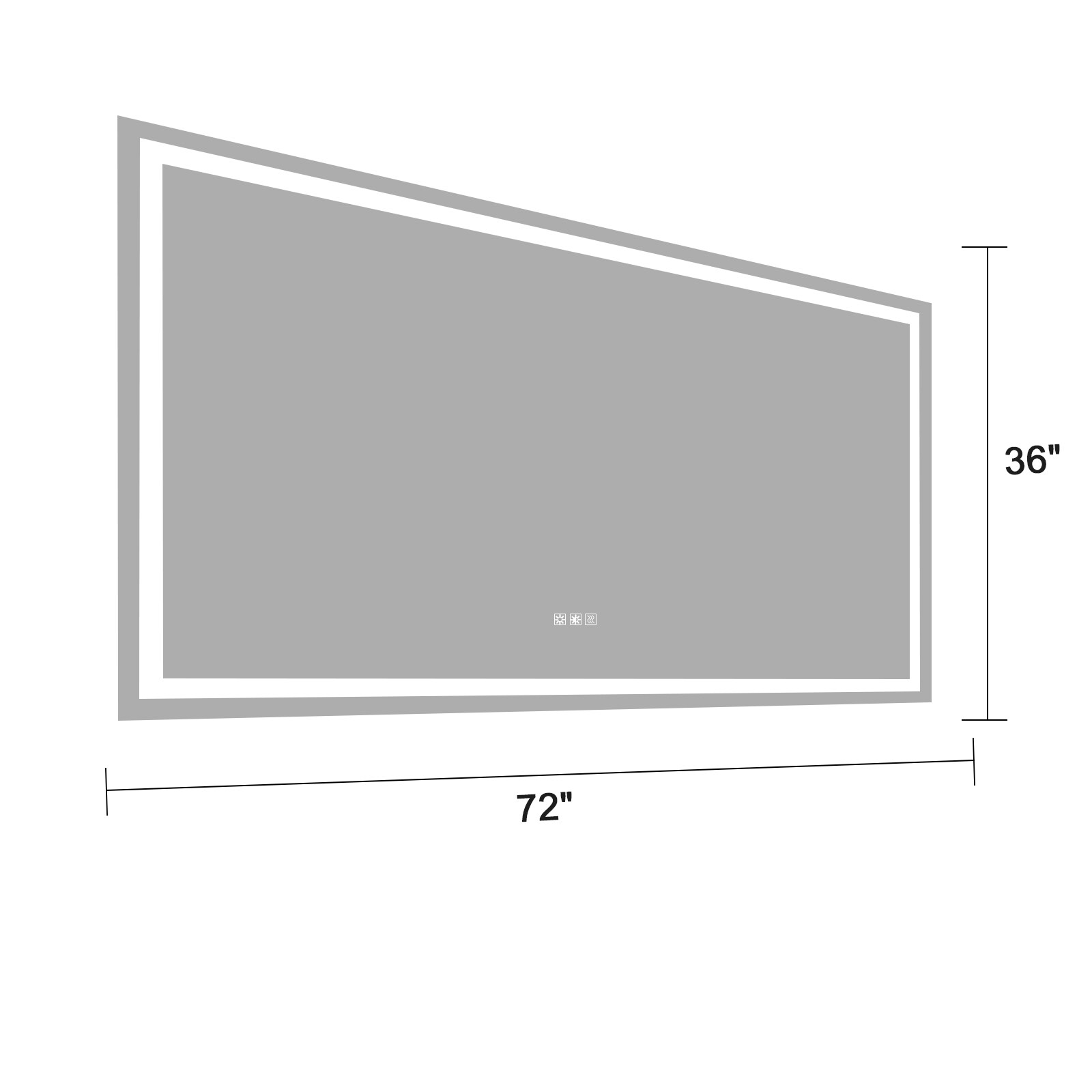 Forclover WBSG-127906 Framed-Bath-Mirrors - View #3