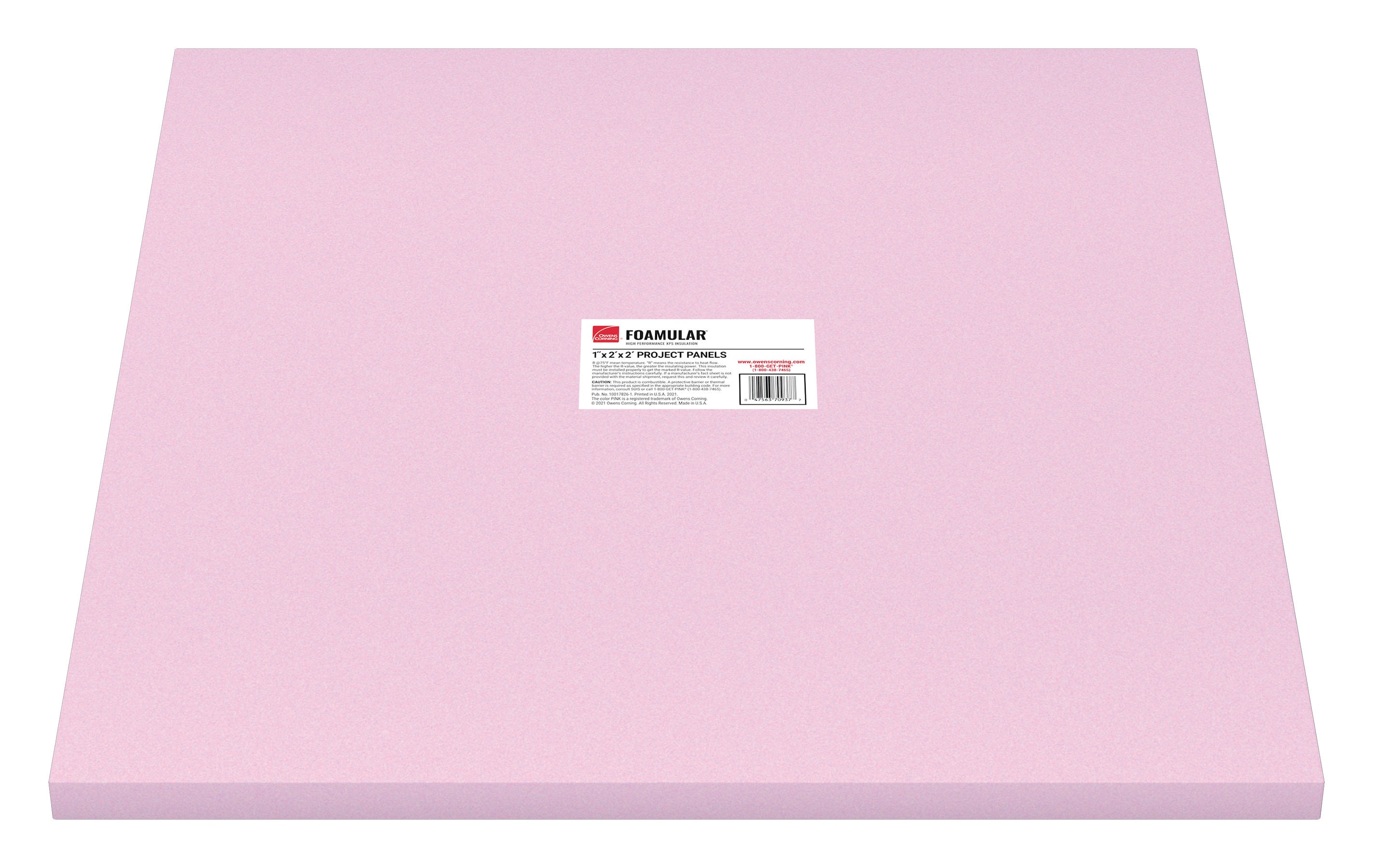 Owens Corning R-5, 1-in x 2-ft x 2-ft FOAMULAR Unfaced Foam Board  Insulation in the Board Insulation department at