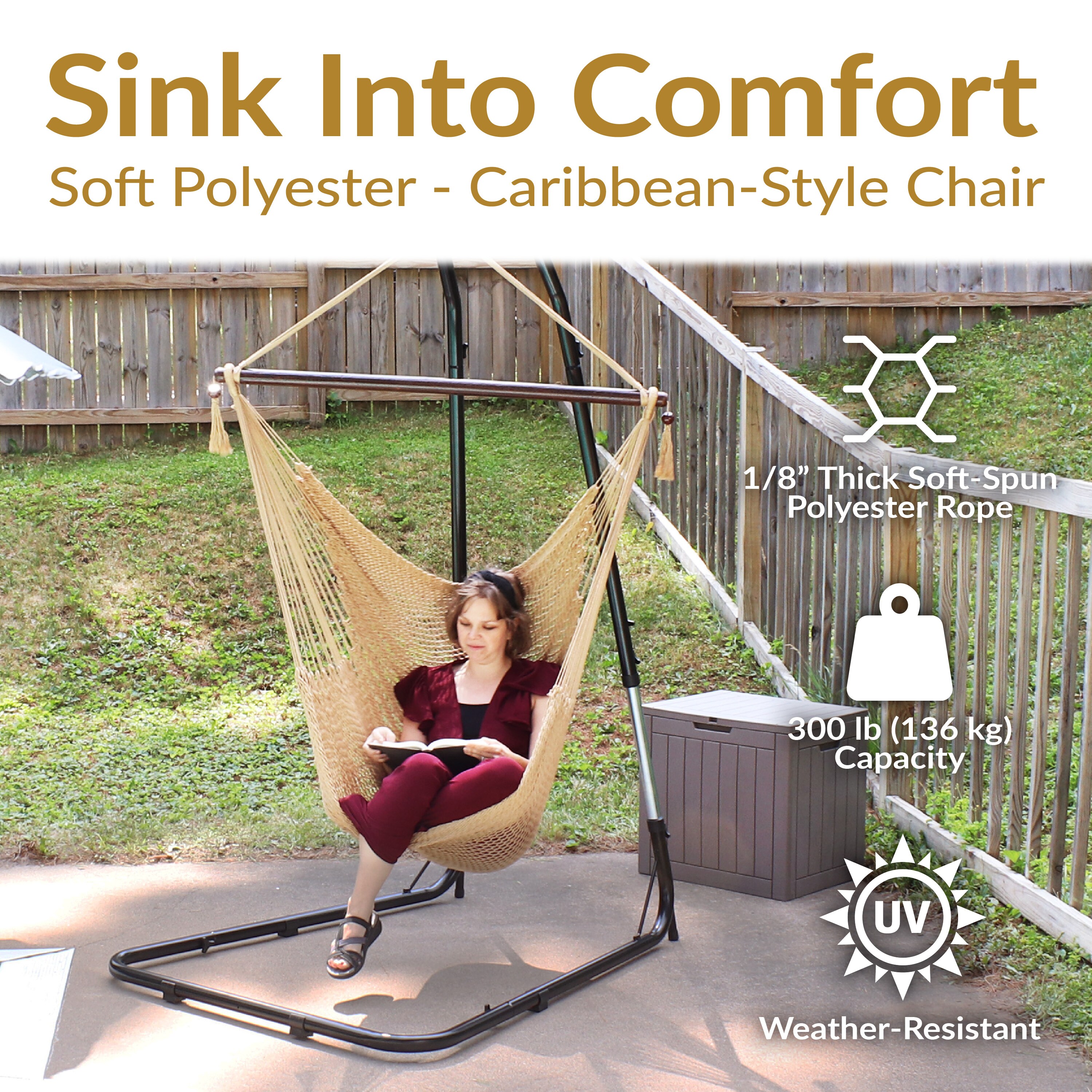 Sunnydaze Decor LY-CHC-TN hammocks - View #12