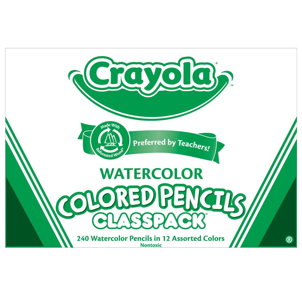 Crayola Long Colored Pencils 12-Count Pack of 12 Assorted Colors