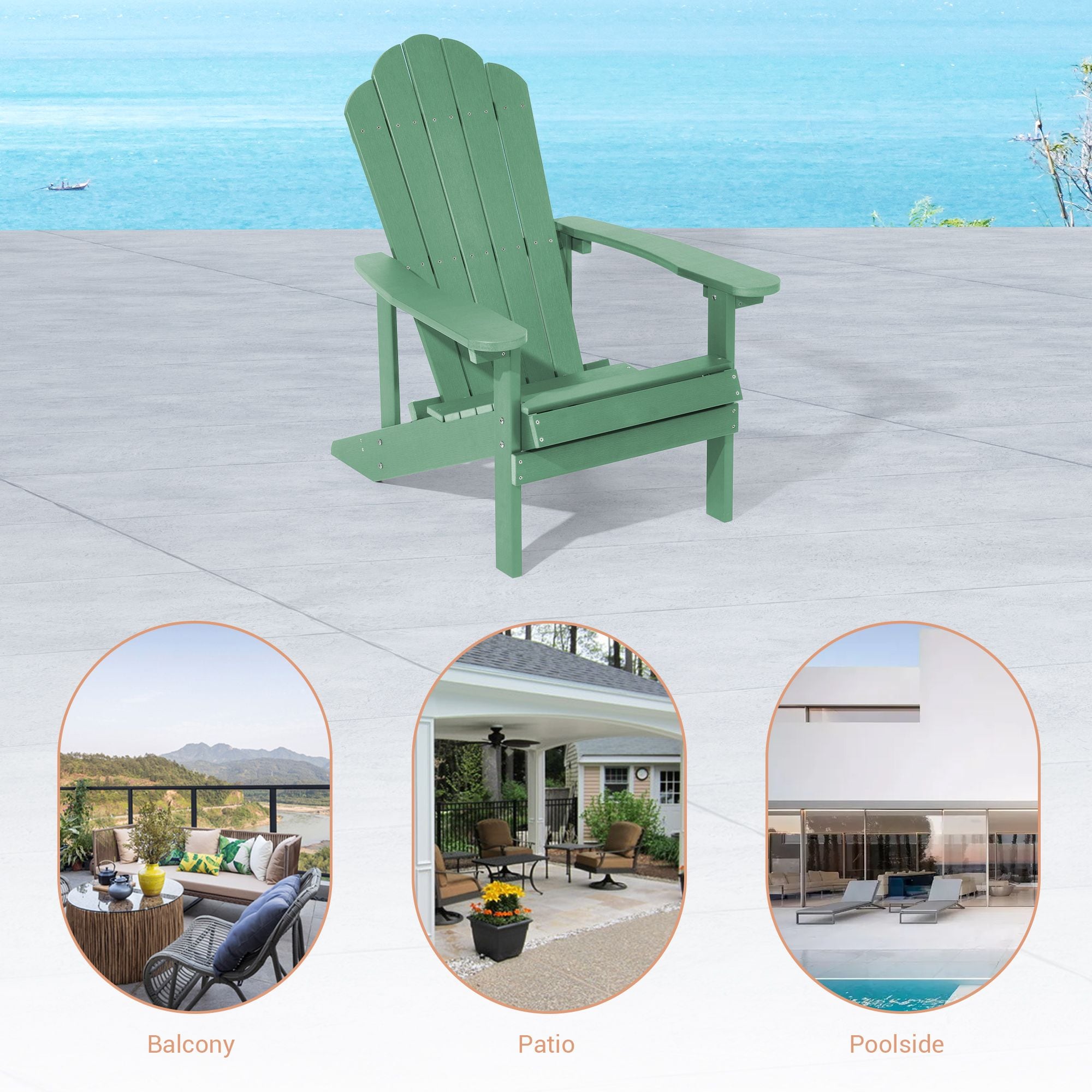 ACEGOSES LW-SM-41-DG Patio-Chairs - View #6