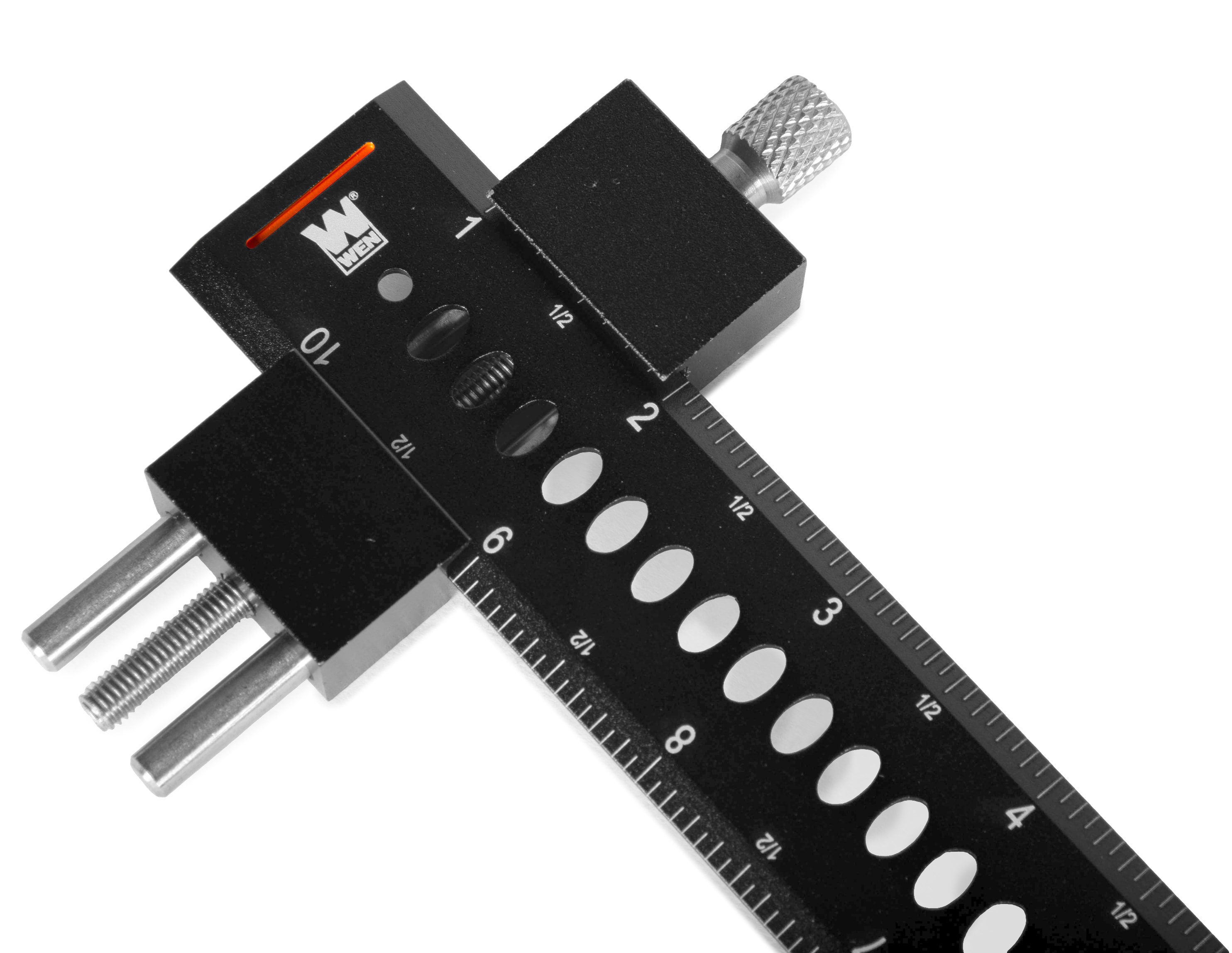 12-inch Black Aluminum Multifunction T-Square Scale