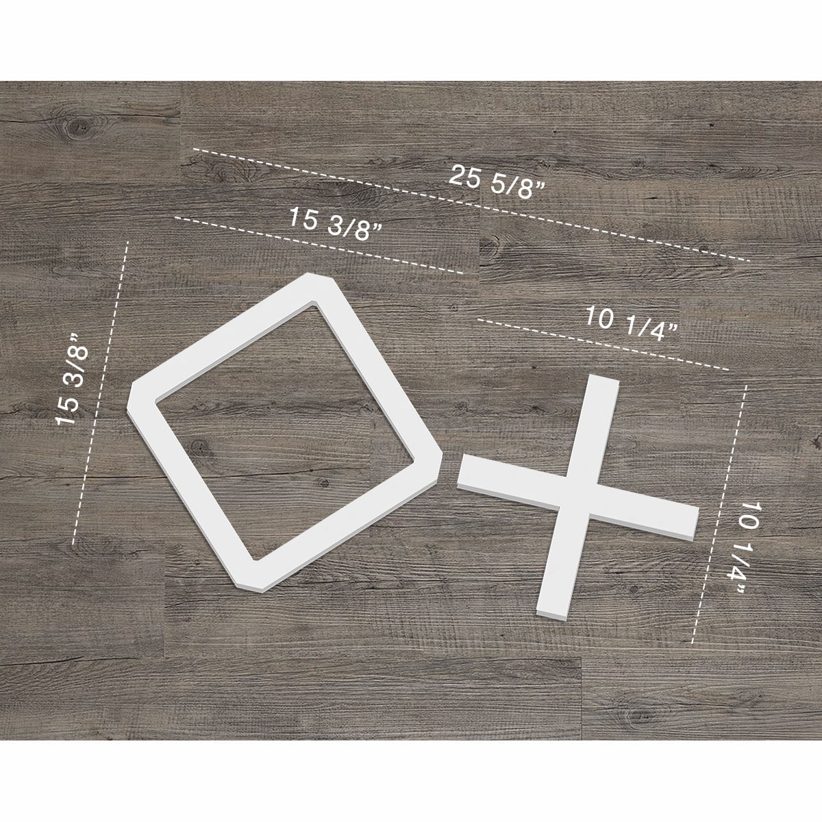 Medium Grey Embossed PVC Wall Sculpture Panel