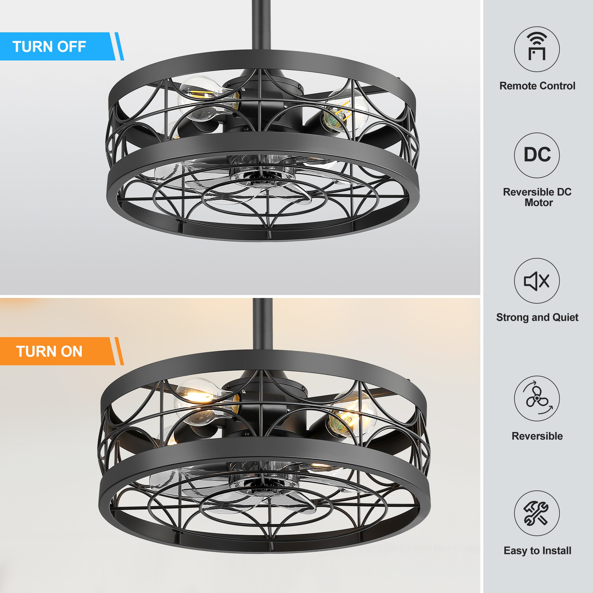 Breezary 35003-BK Ceiling-Fans - View #6