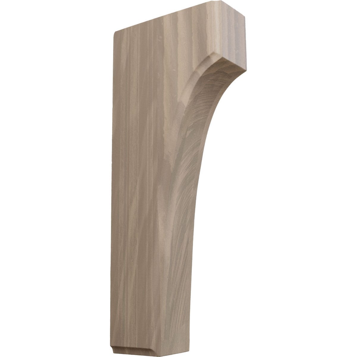 Ekena Millwork BKTW02X04X10CVWA Clarksville 1-3/4-in x 4-in x 10-in Walnut Brown Wood Standard bracket