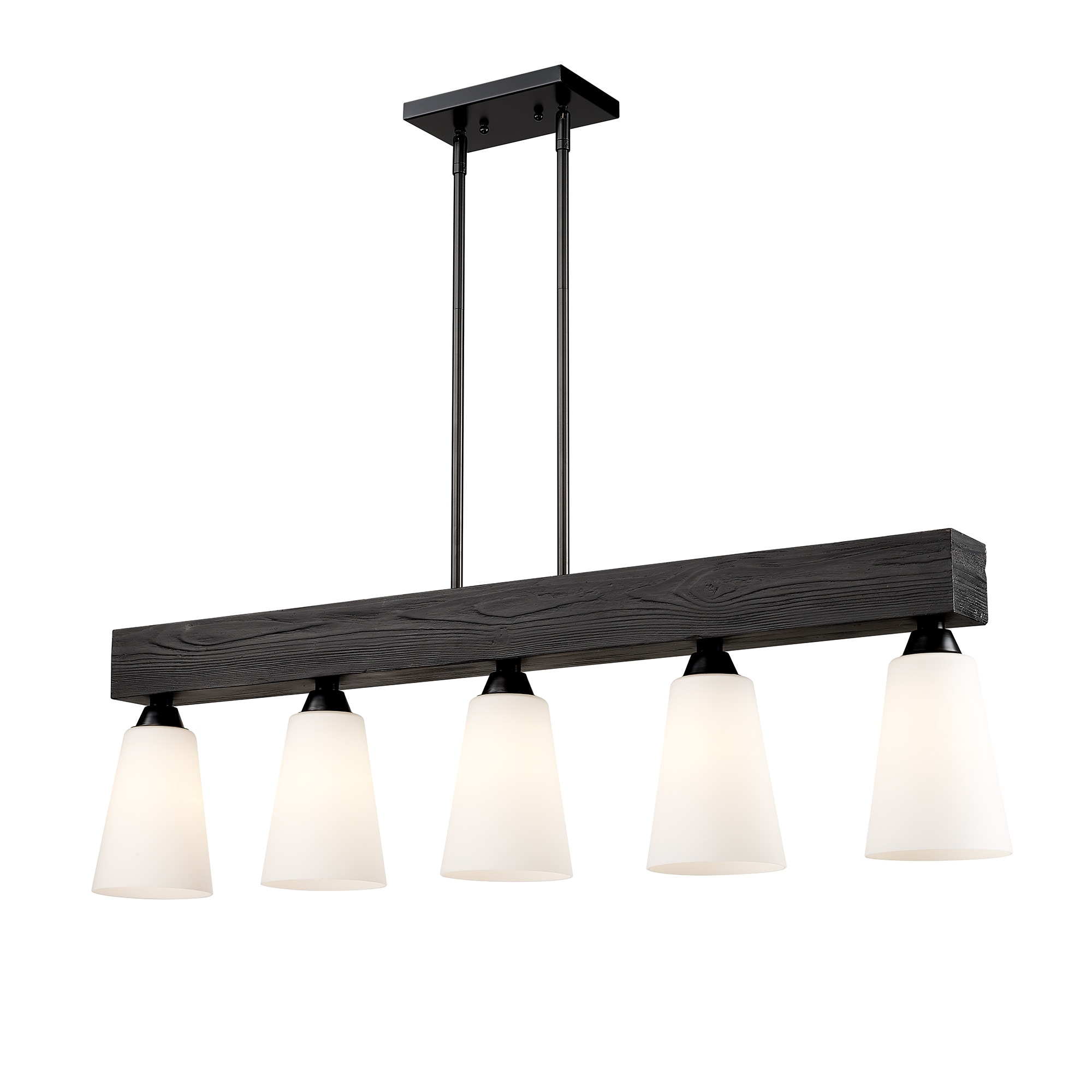 Golden Lighting 1830-LP BLK-OP Pendant-Lights - View #3