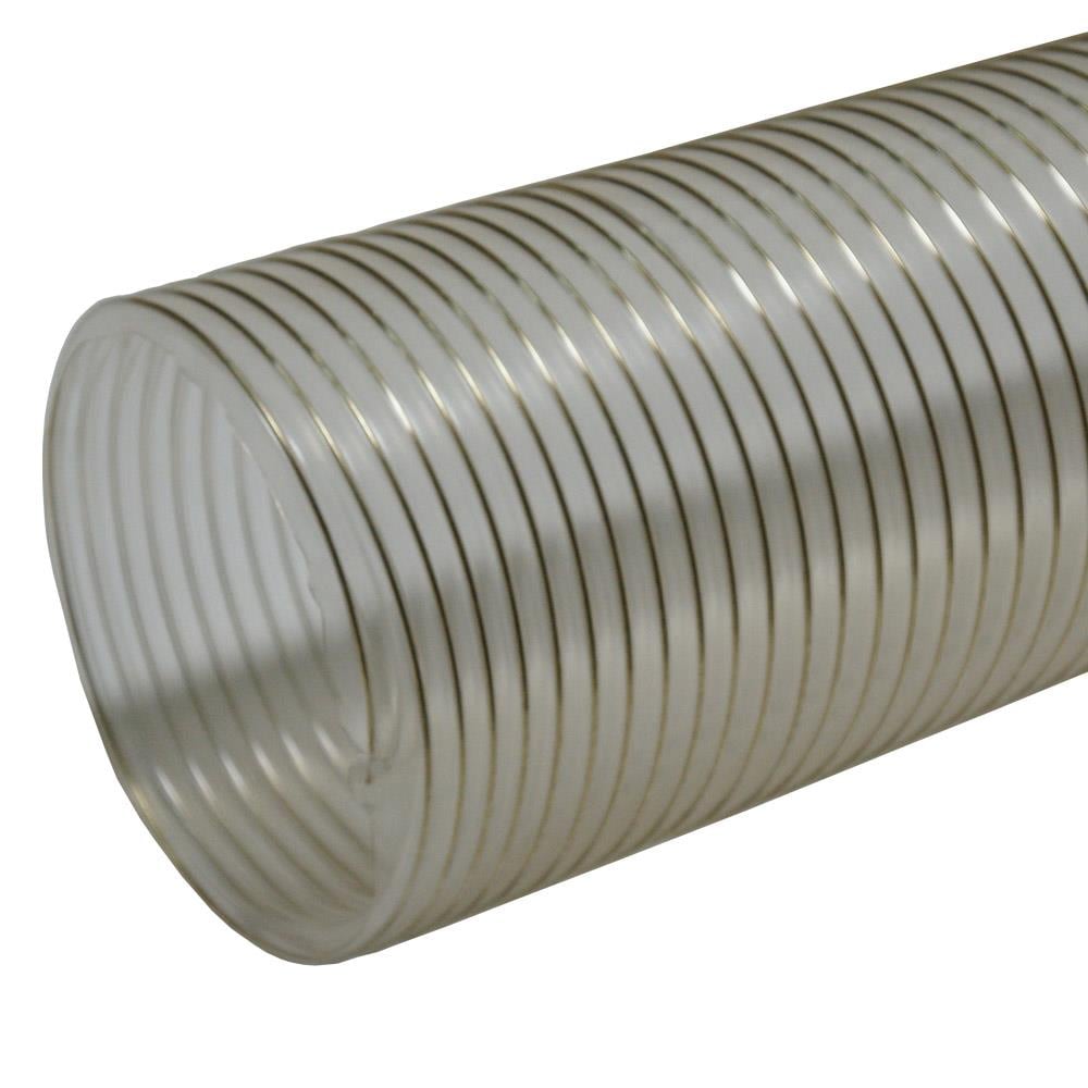 Clear Dust Collection Hose 20ft Vacuum Cleaner Accessory Flexible PVC Tube 2.5in for sale online 