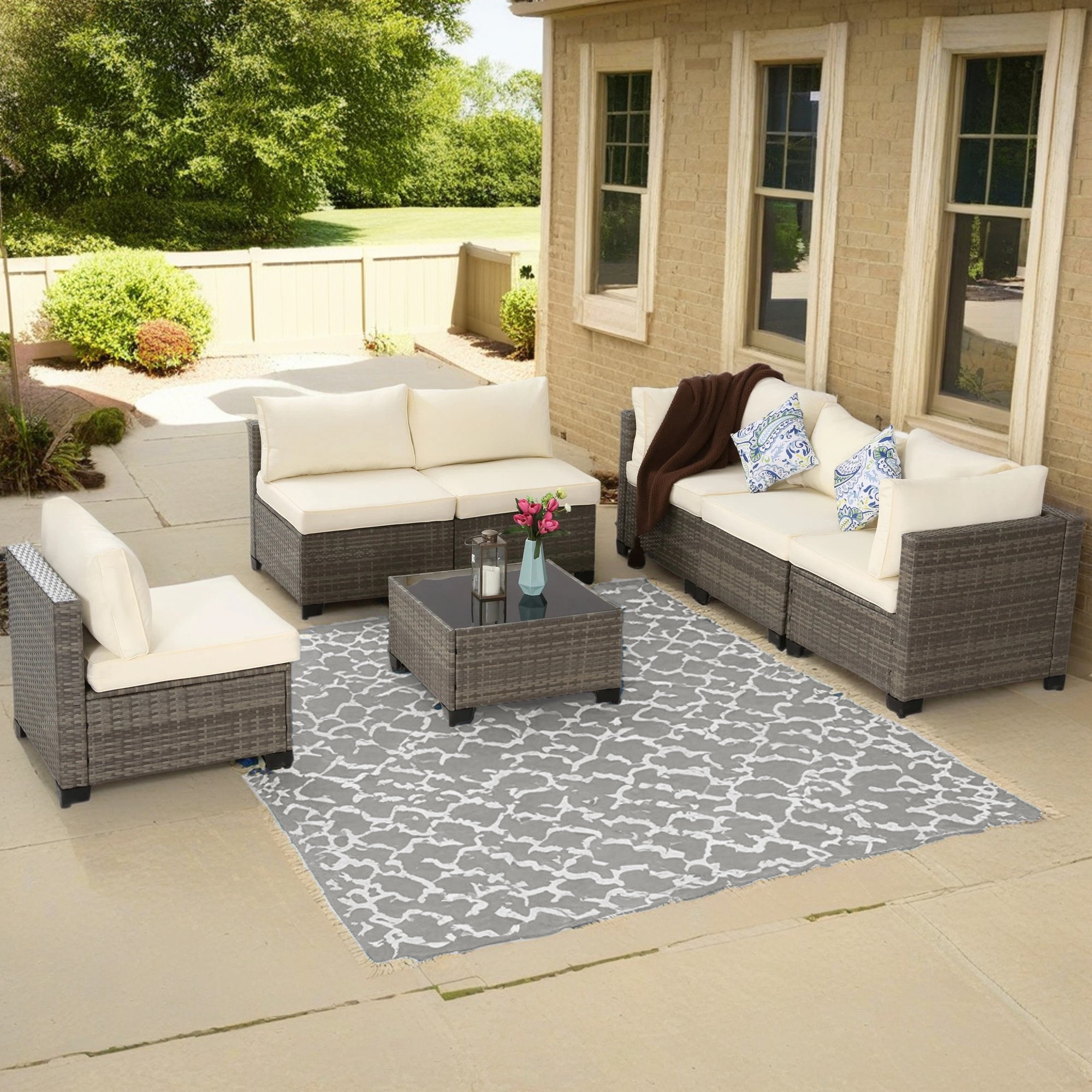 EarlGrove LS-F5782-BG0056 Patio-Conversation-Sets - View #2