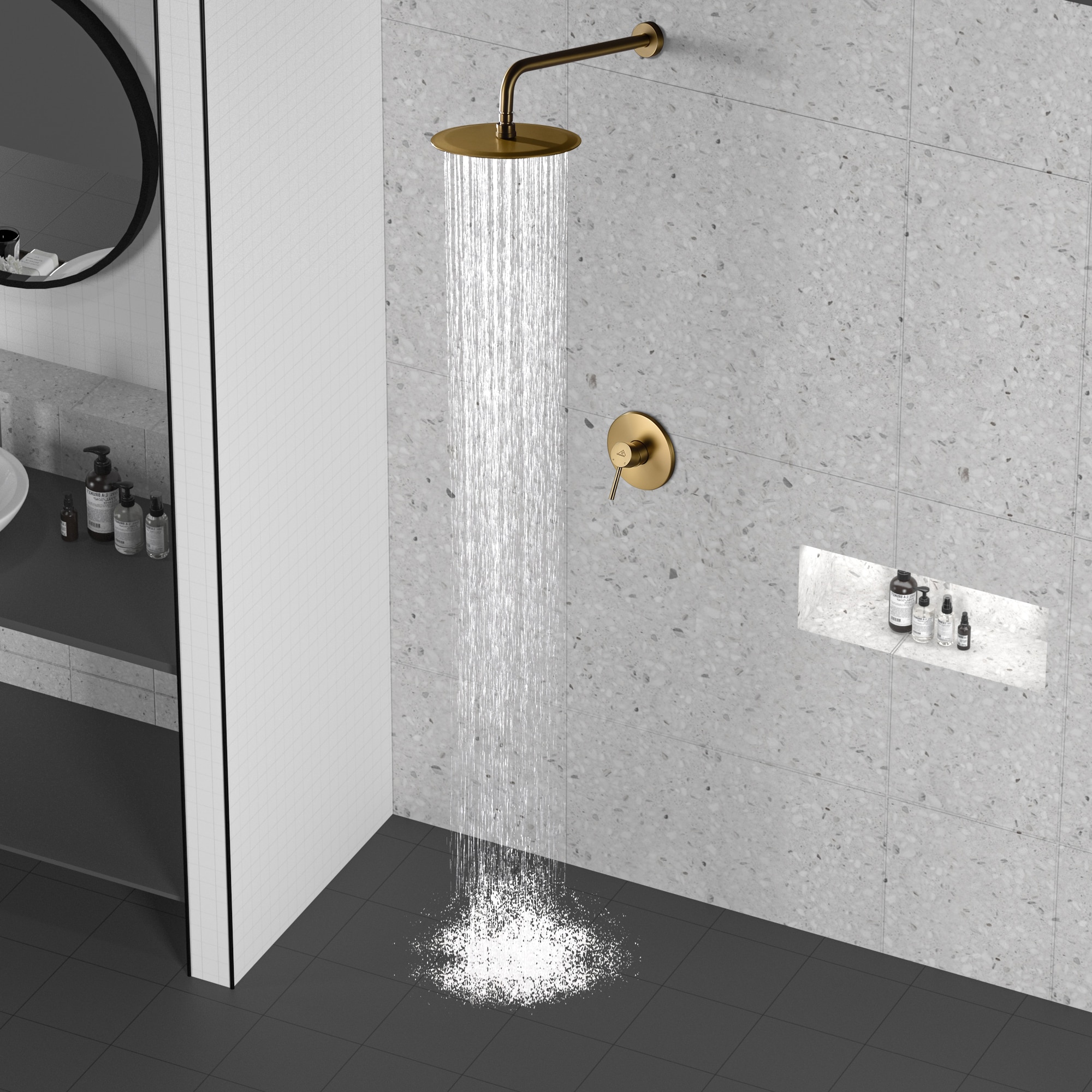 CASAINC M6609-A-10-BG Tub-Shower-Faucets - View #3