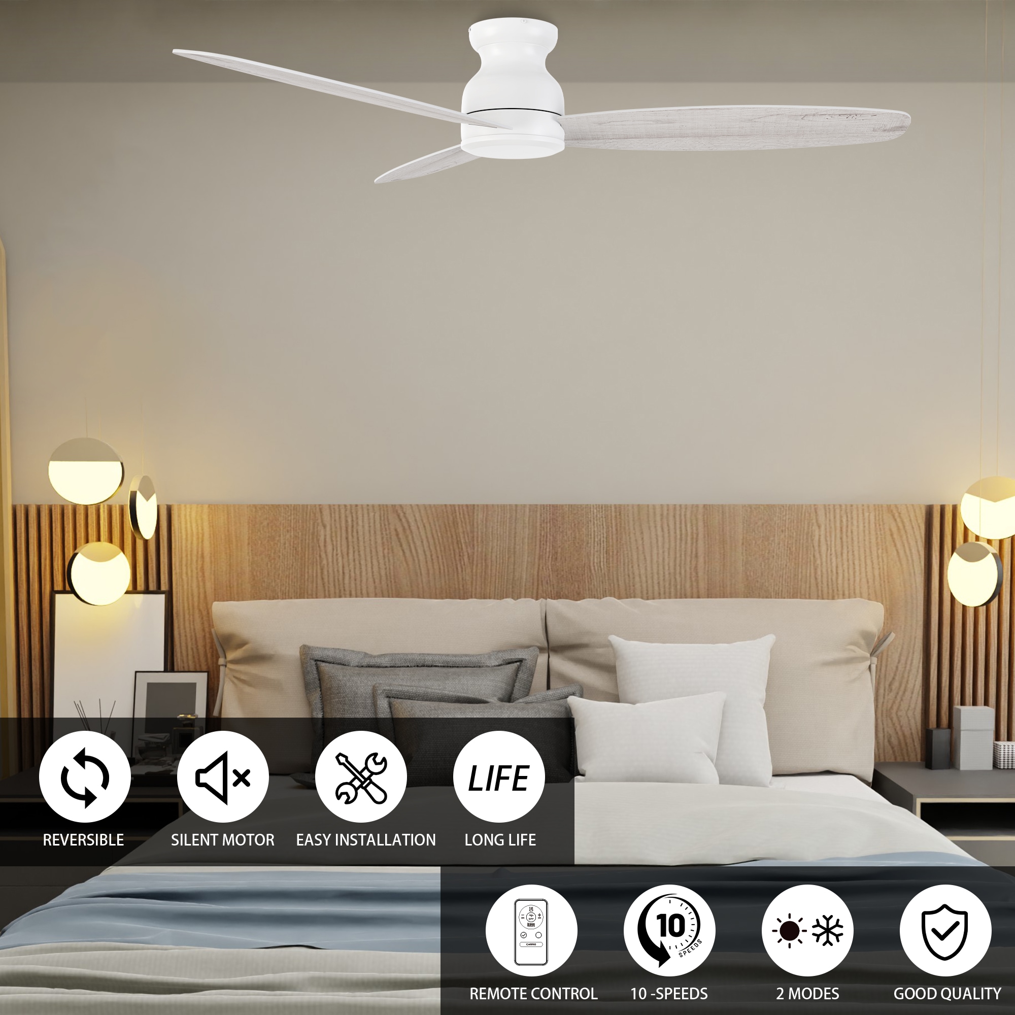 CARRO USA LC603Q-N10-WP-1-FM Ceiling-Fans - View #5
