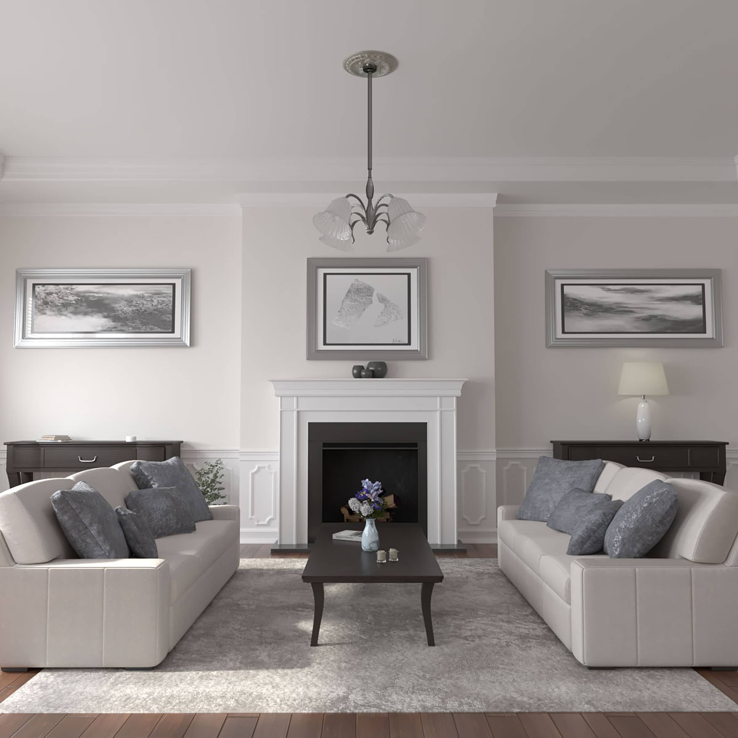 Ekena Millwork CM17EXFLS Ceiling-Medallions - View #4