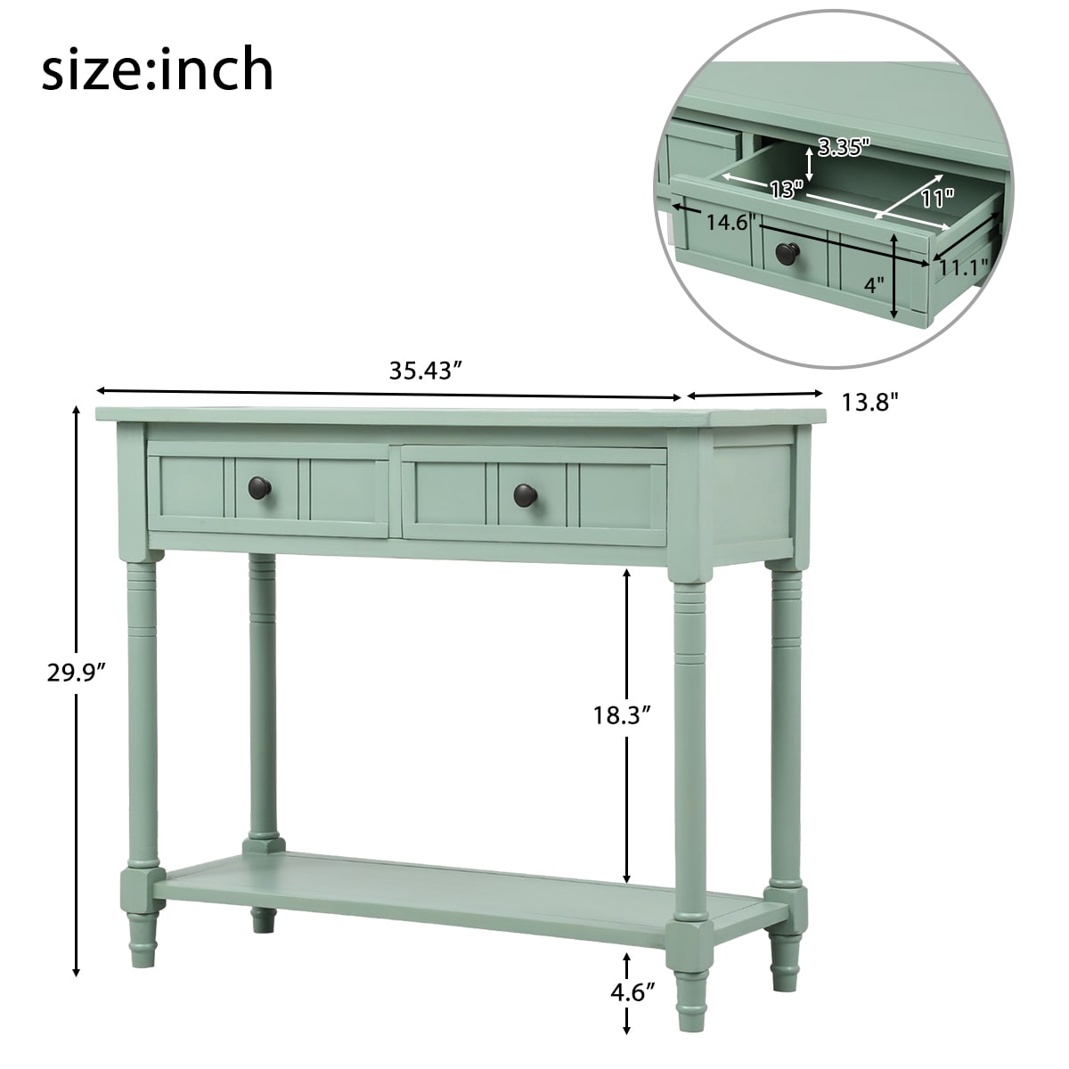 Mondawe OR-W1267C-TR Console-Sofa-Tables - View #8