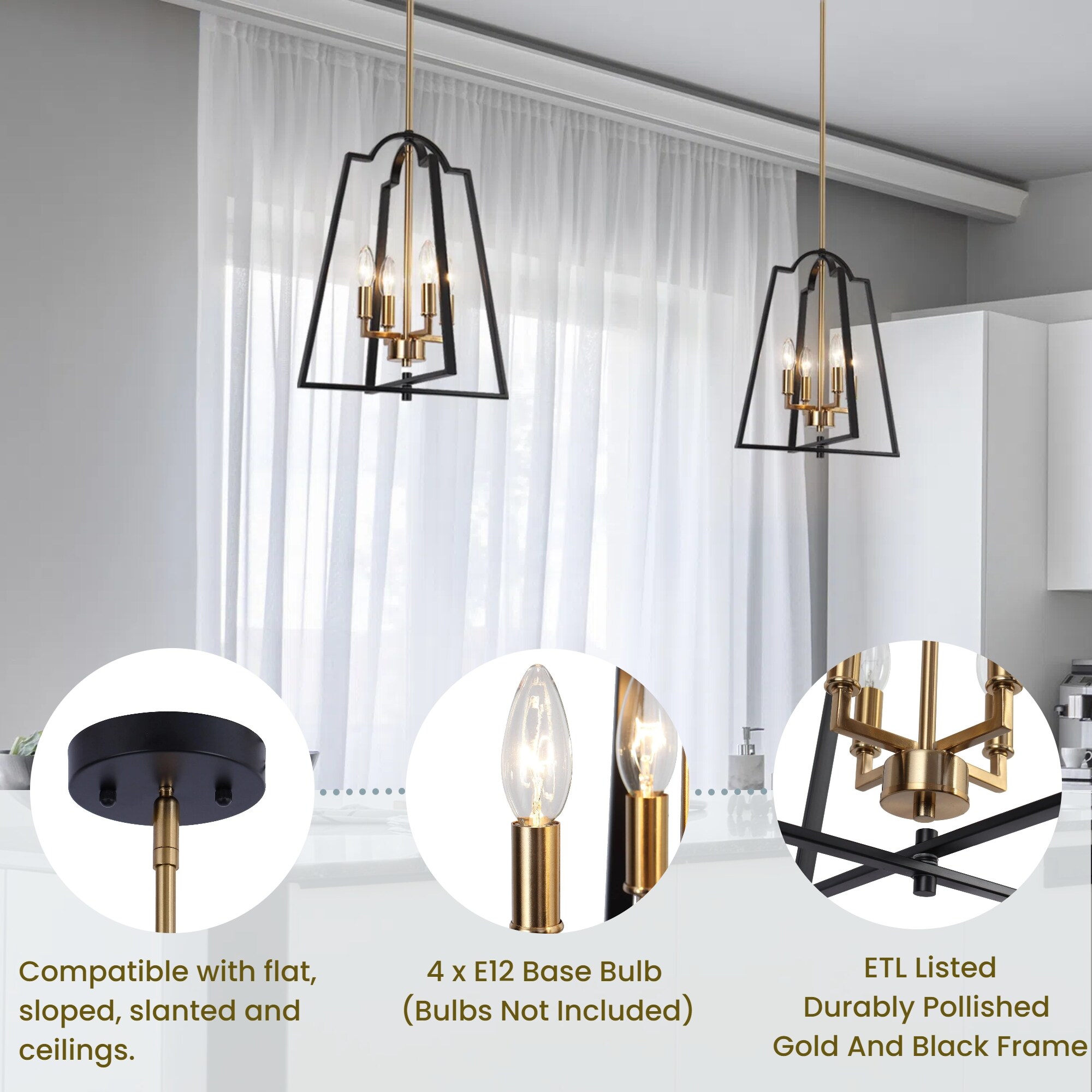 ZEVNI L3QFJJYBW4466SD7 Pendant-Lights - View #7