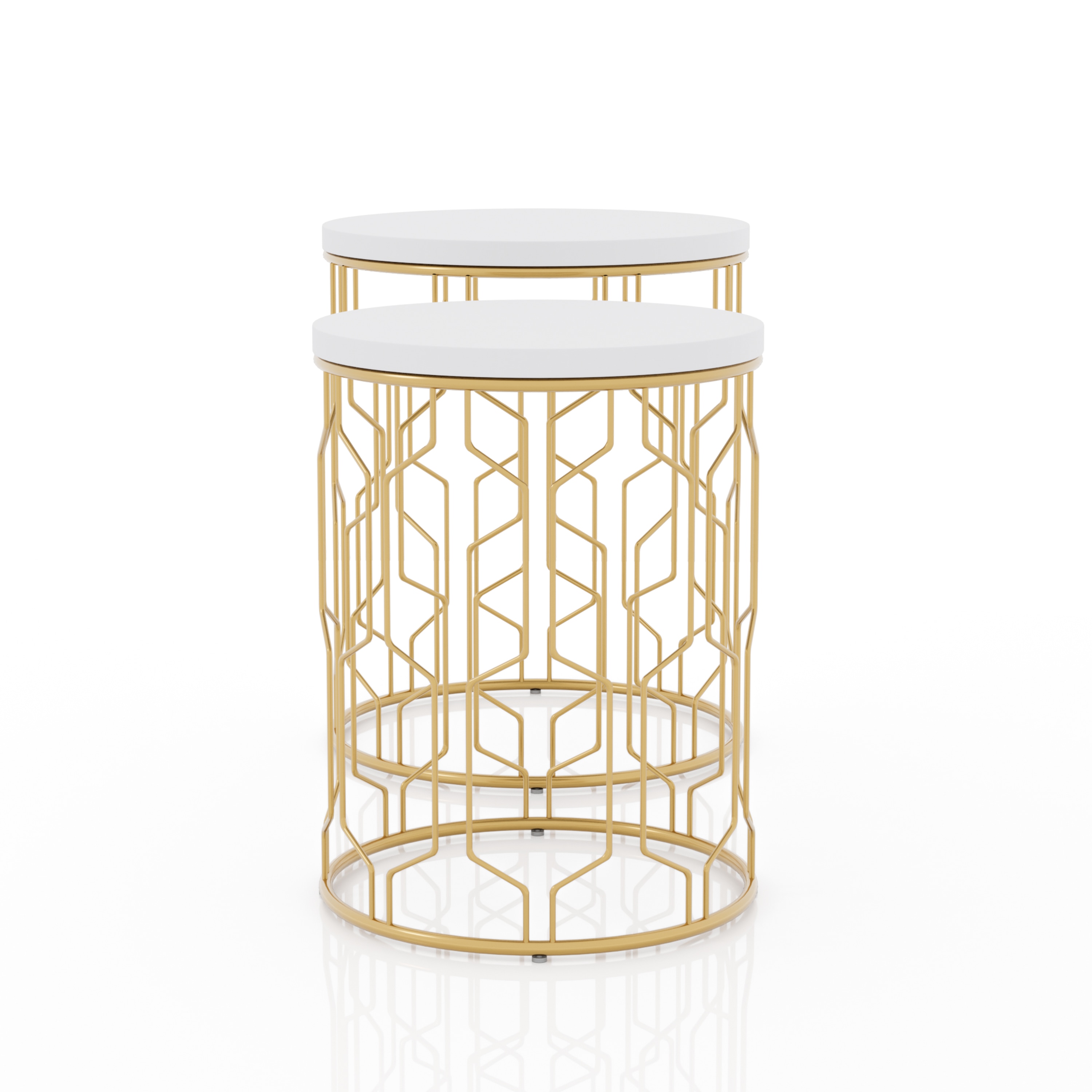 Furniture of America IDF-AC329GD End-Tables - View #4
