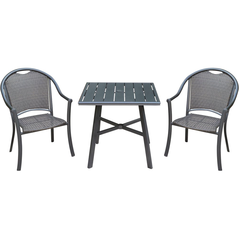 Hanover BAMDN3PCS Bambray 3-Piece Patio Conversation Set