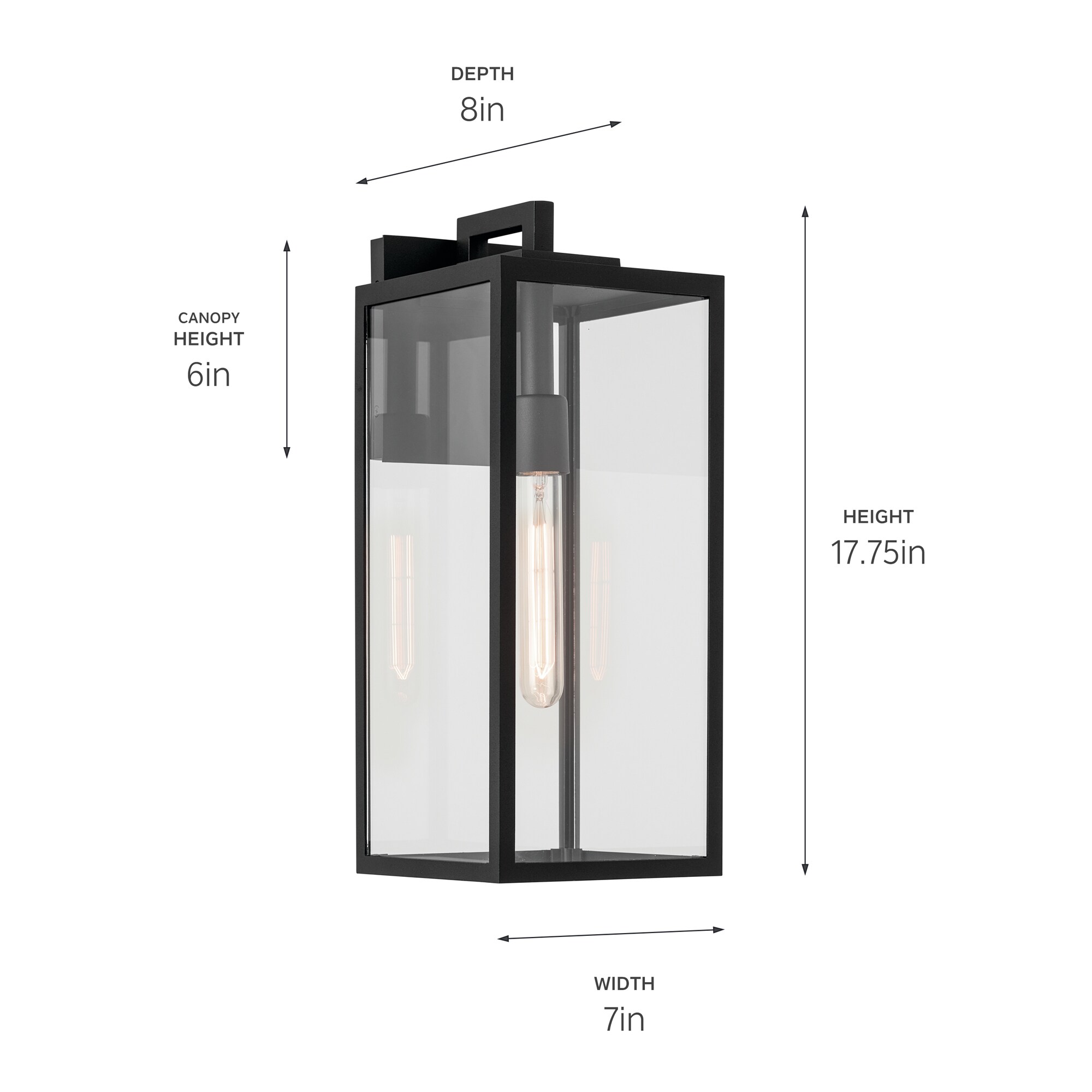 Kichler 59112BKT Outdoor-Wall-Lighting - View #2