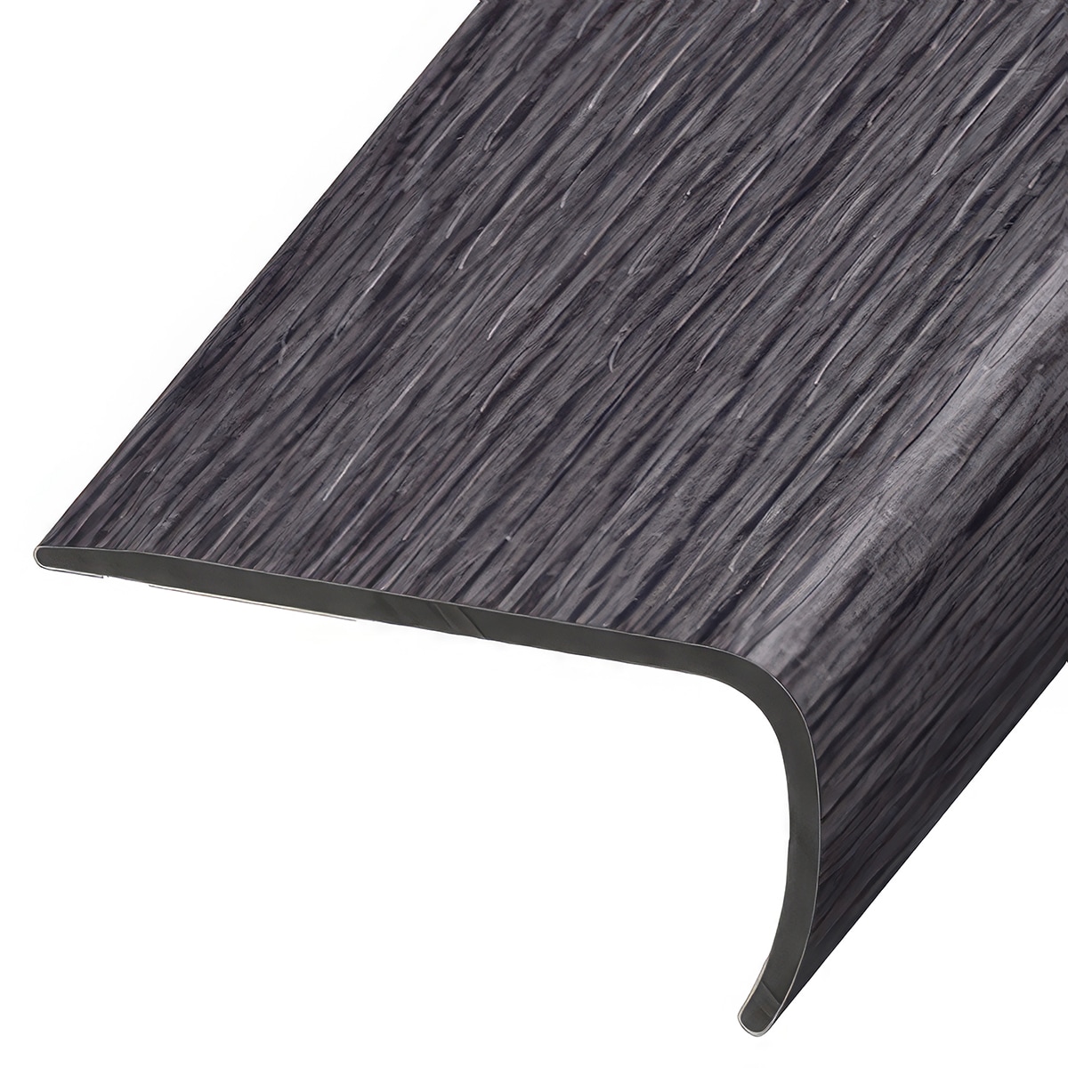 Versatrim VE-113104 SoundTrack GlueCore Lucida-SoundTrack GlueCore-Slate Gray 1-in T x 2-in W x 94-in L PVC Square cap