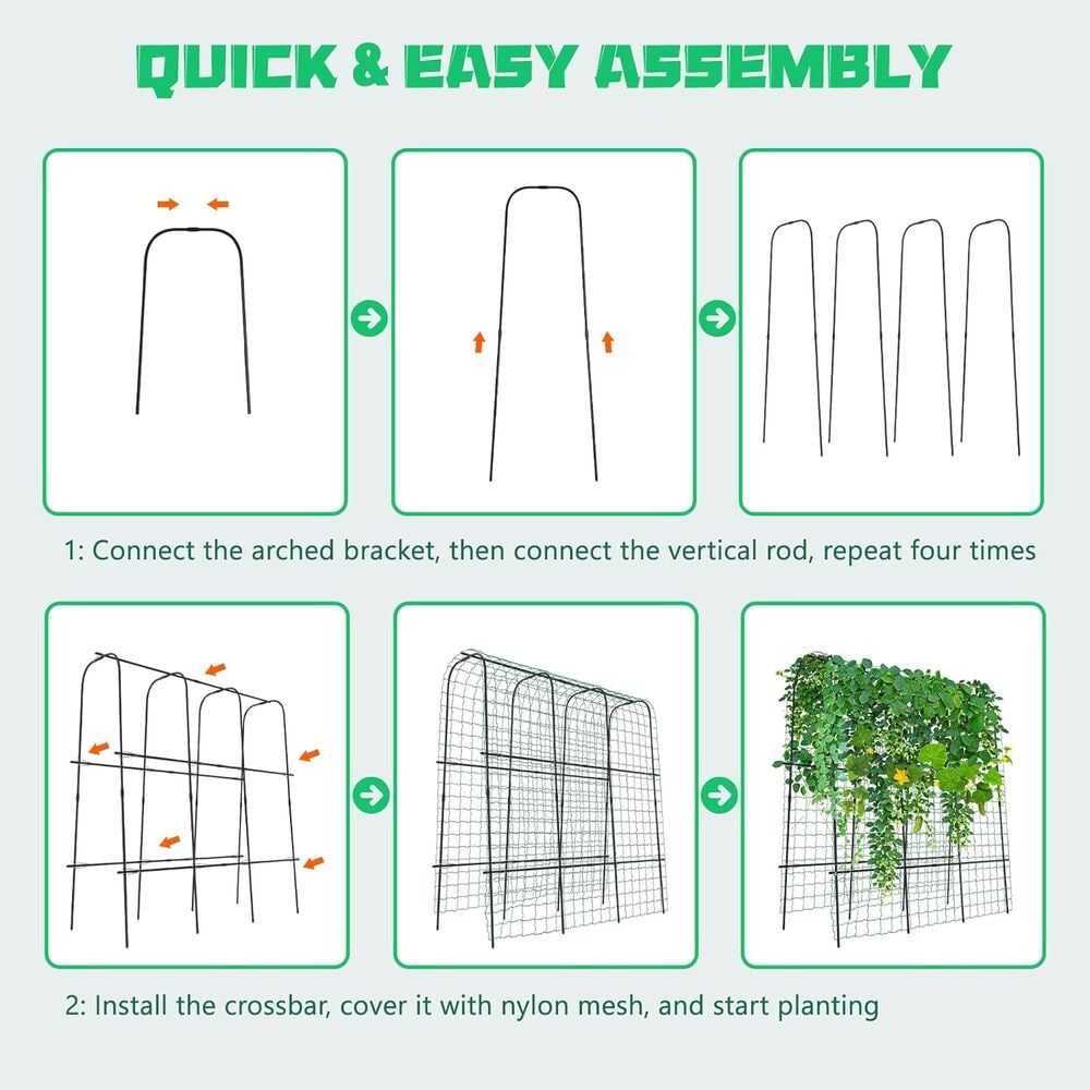 Esazn AMFH-QBXW-RD-M Garden-Trellis - View #9