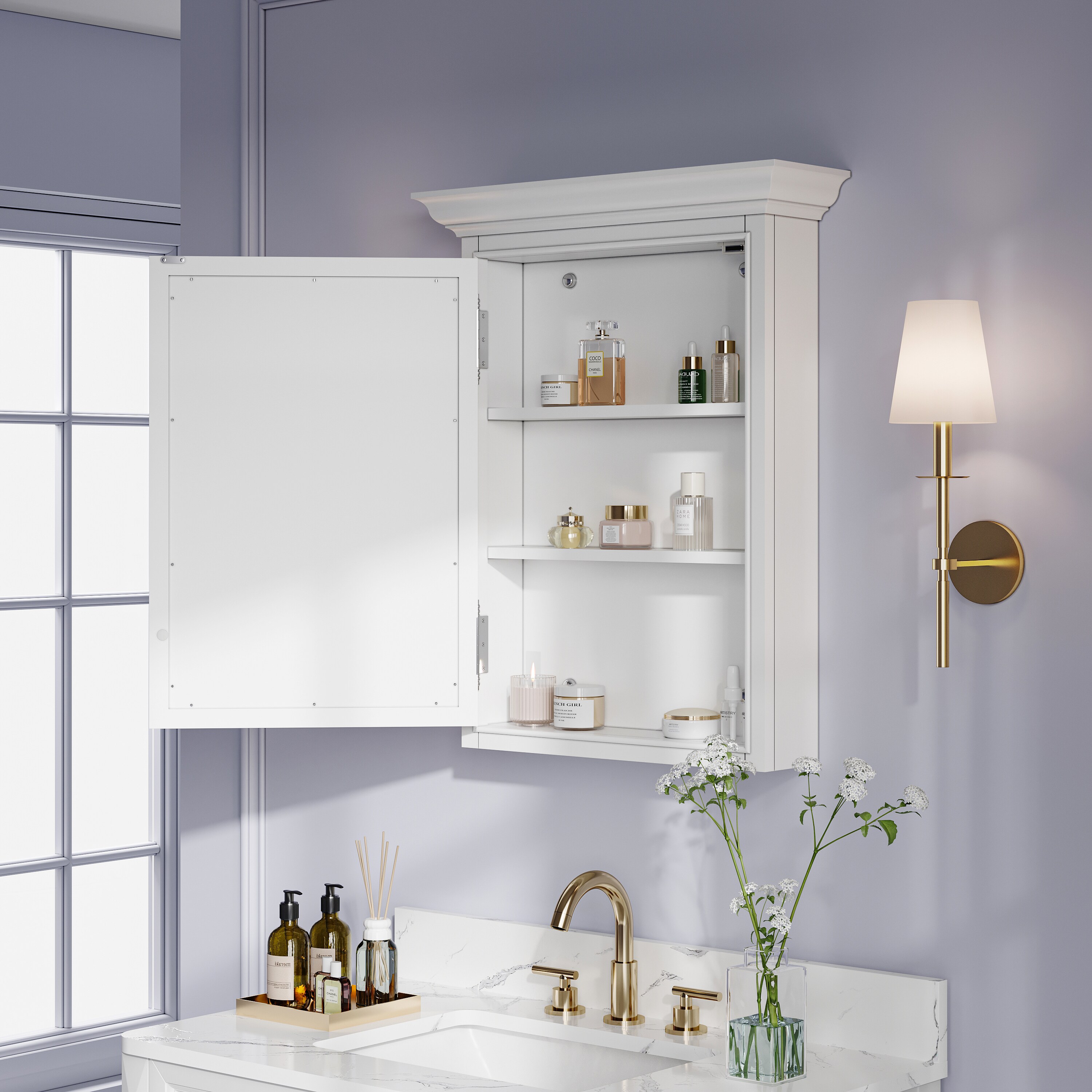 WELLFOR EX2BMFL-24-32 Bathroom-Medicine-Cabinets - View #13